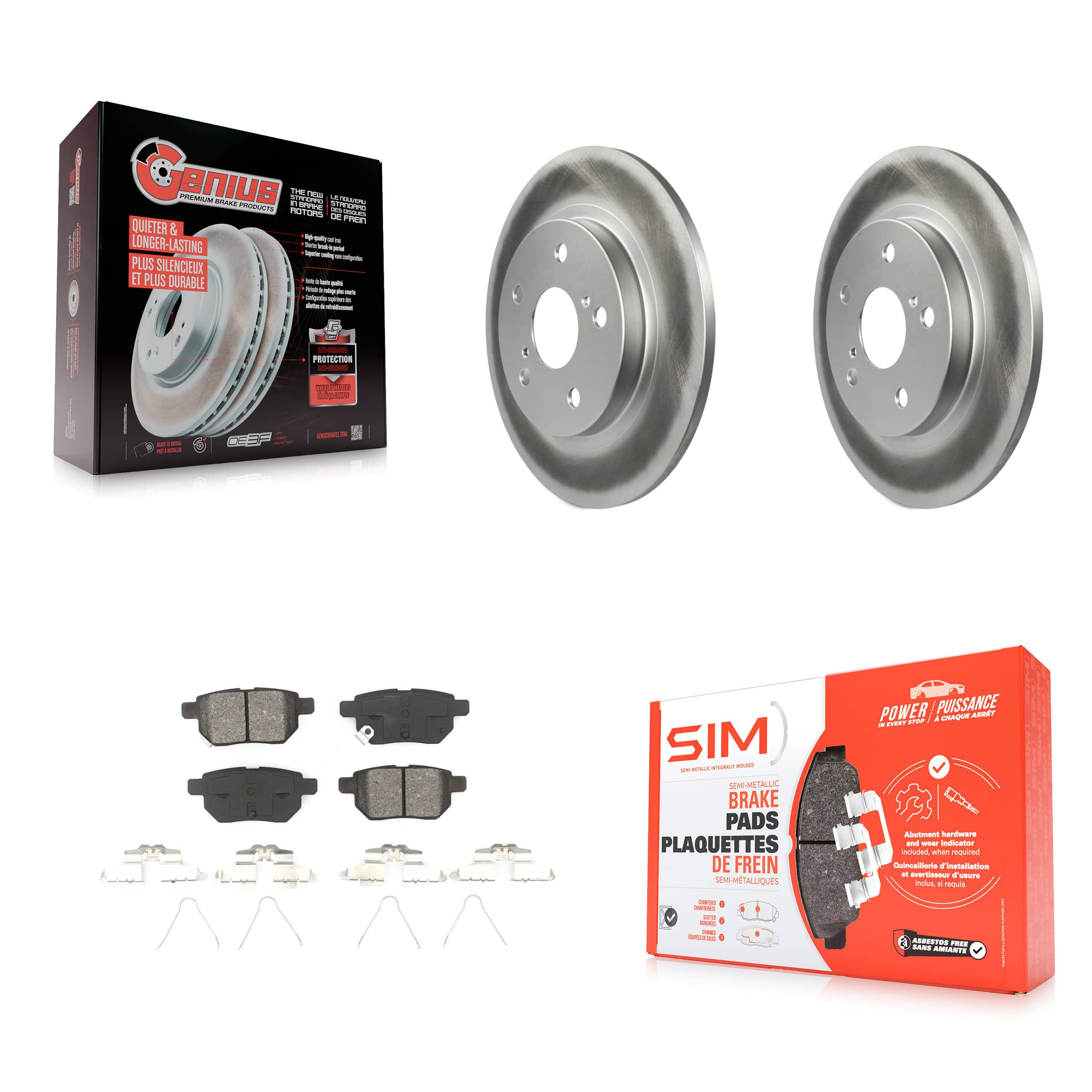 Transit Auto - KGS-101421 - Rear Disc Brake Kits