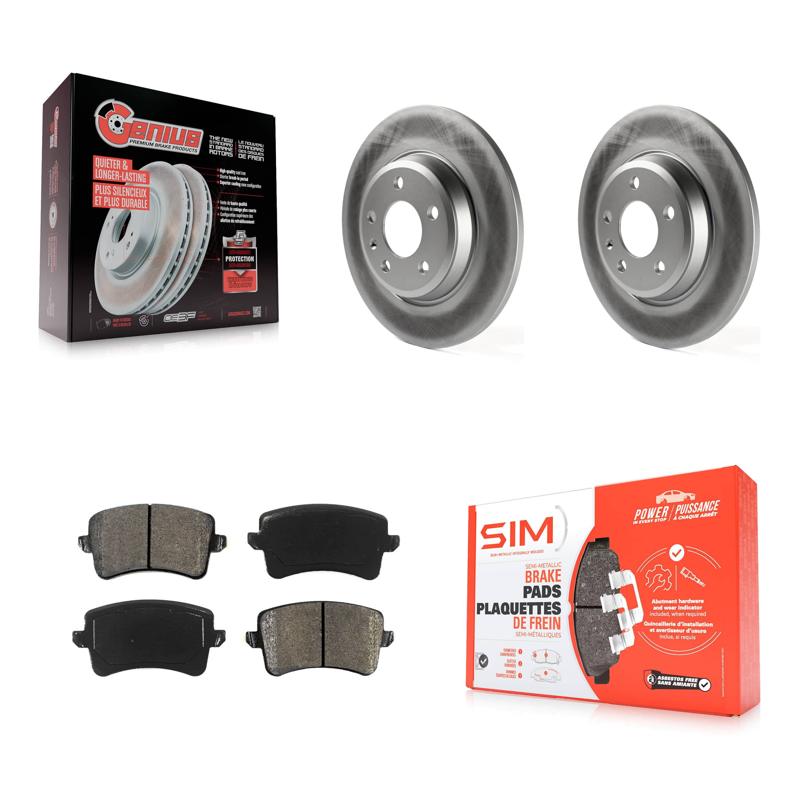 Transit Auto - KGS-101430 - Rear Disc Brake Kits