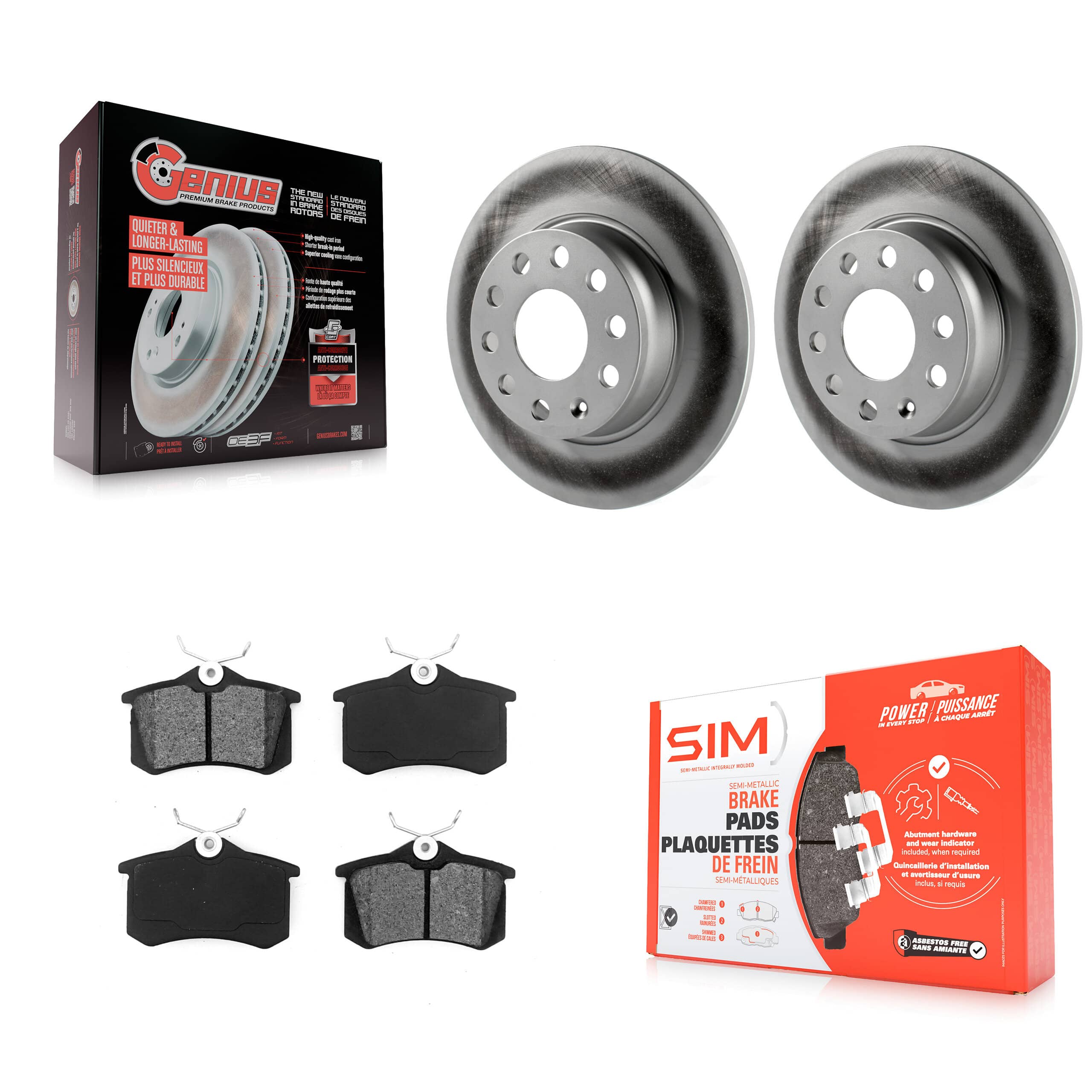 Transit Auto - KGS-101451 - Rear Disc Brake Kits