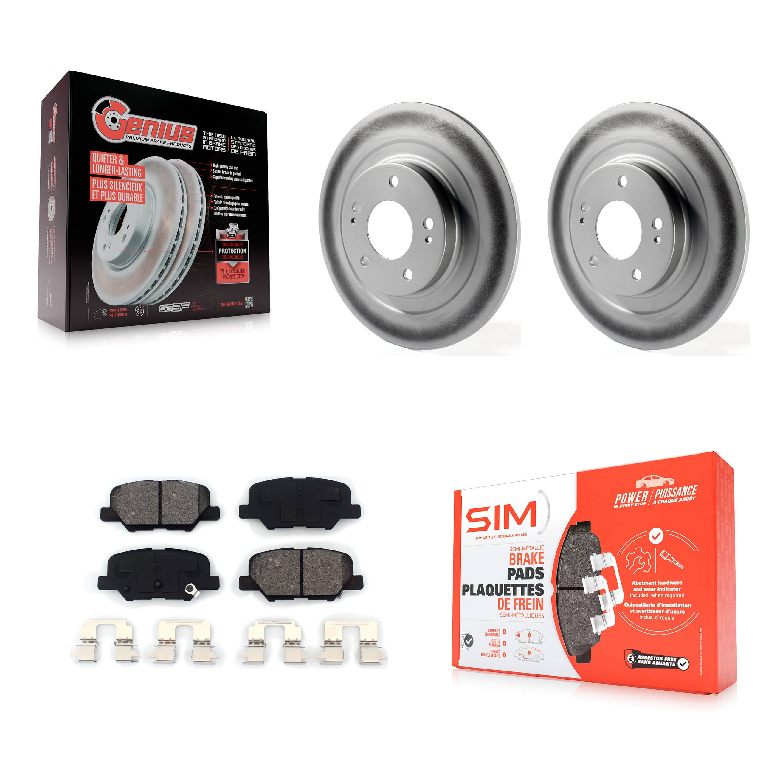 Transit Auto - KGS-101477 - Rear Disc Brake Kits