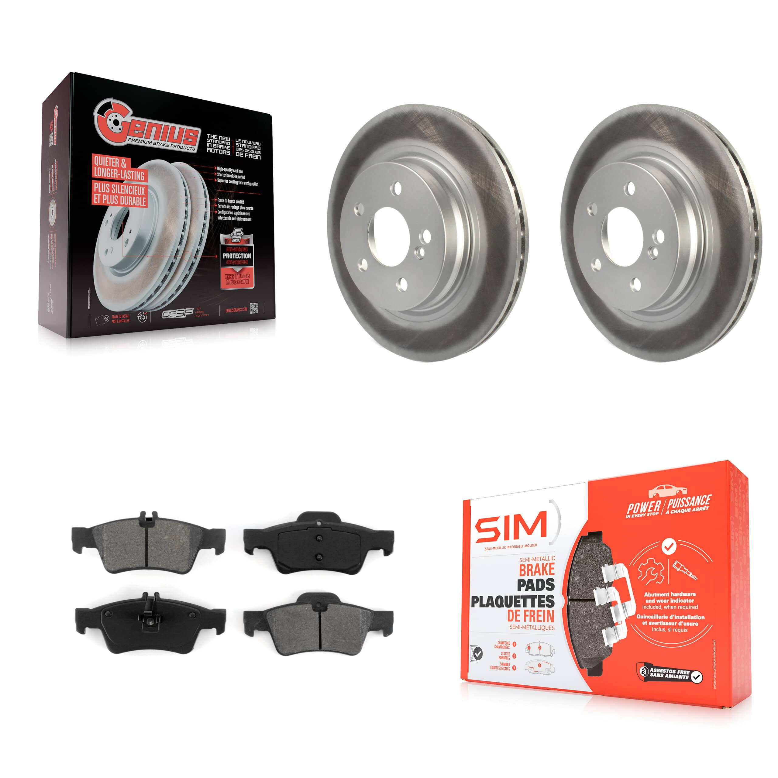 Transit Auto - KGS-101480 - Rear Disc Brake Kits