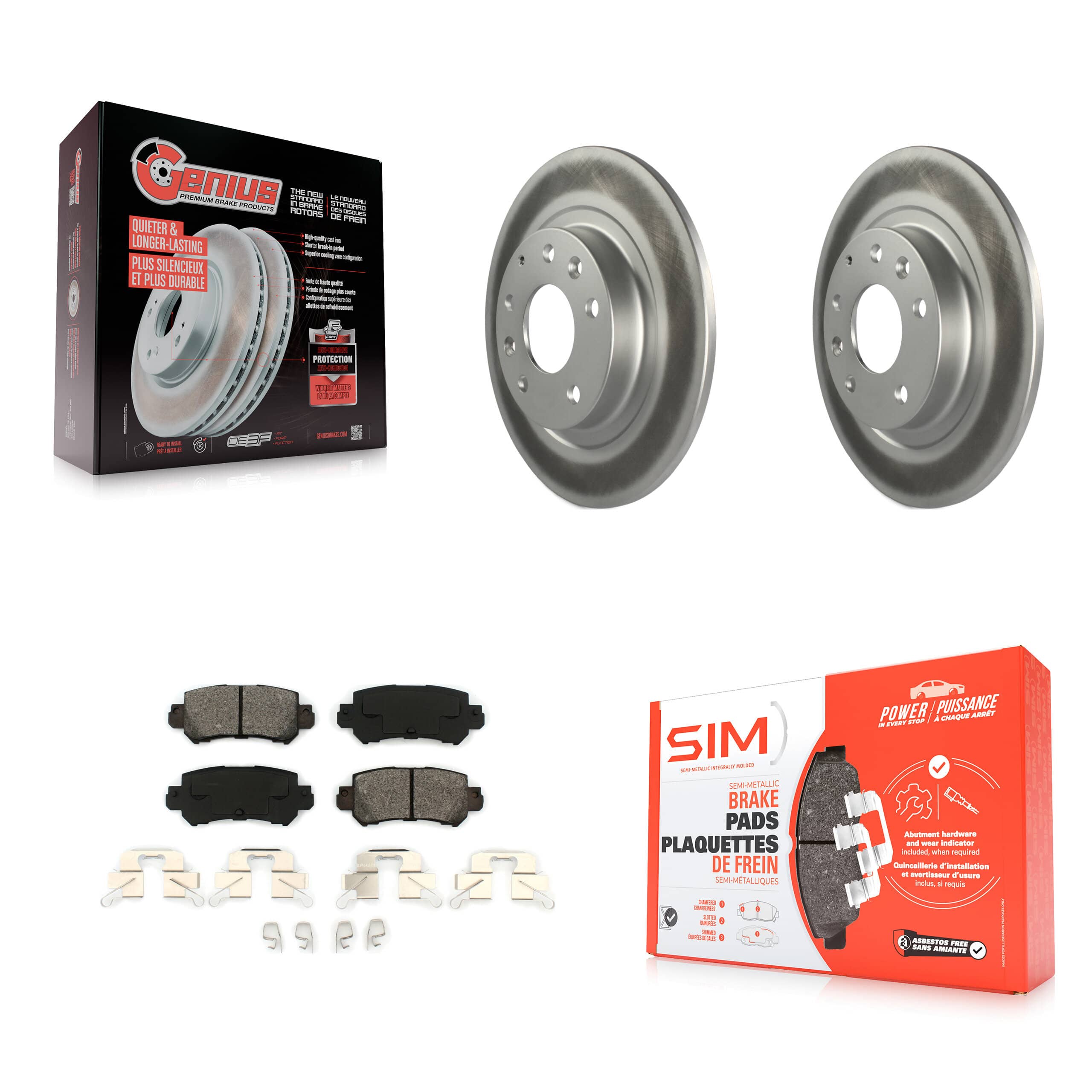 Transit Auto - KGS-101487 - Rear Disc Brake Kits