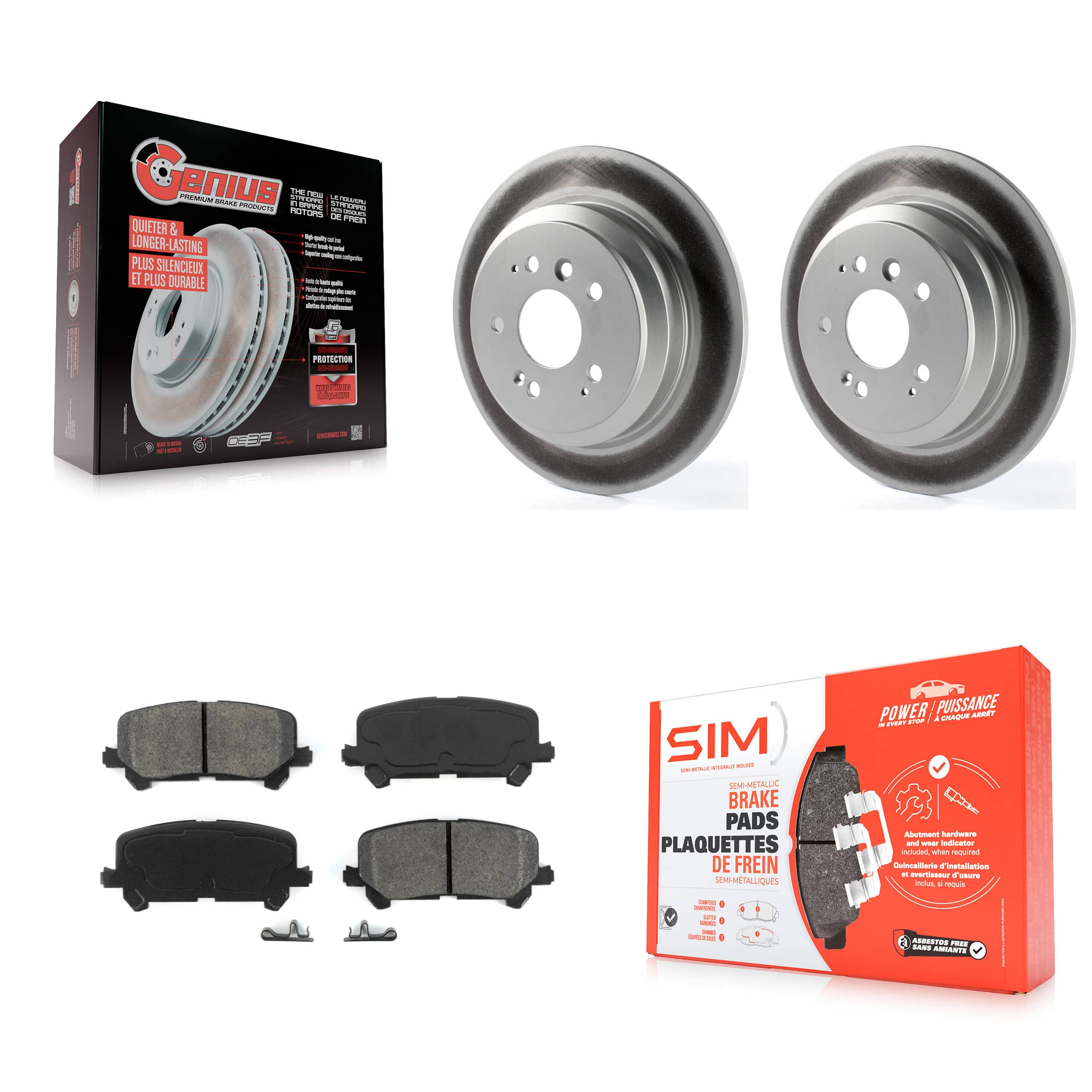 Transit Auto - KGS-101488 - Rear Disc Brake Kits