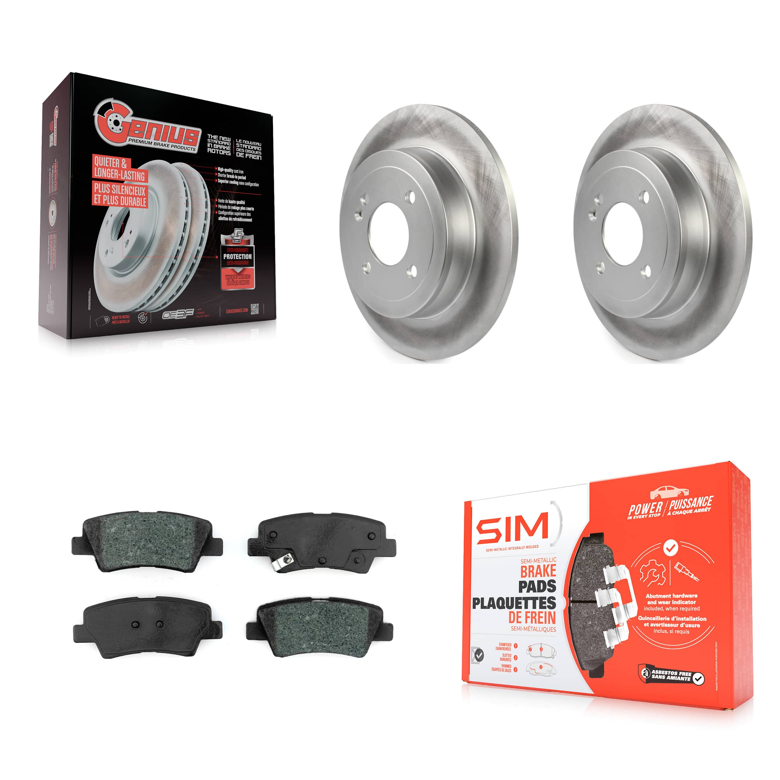 Transit Auto - KGS-101689 - Rear Disc Brake Kits