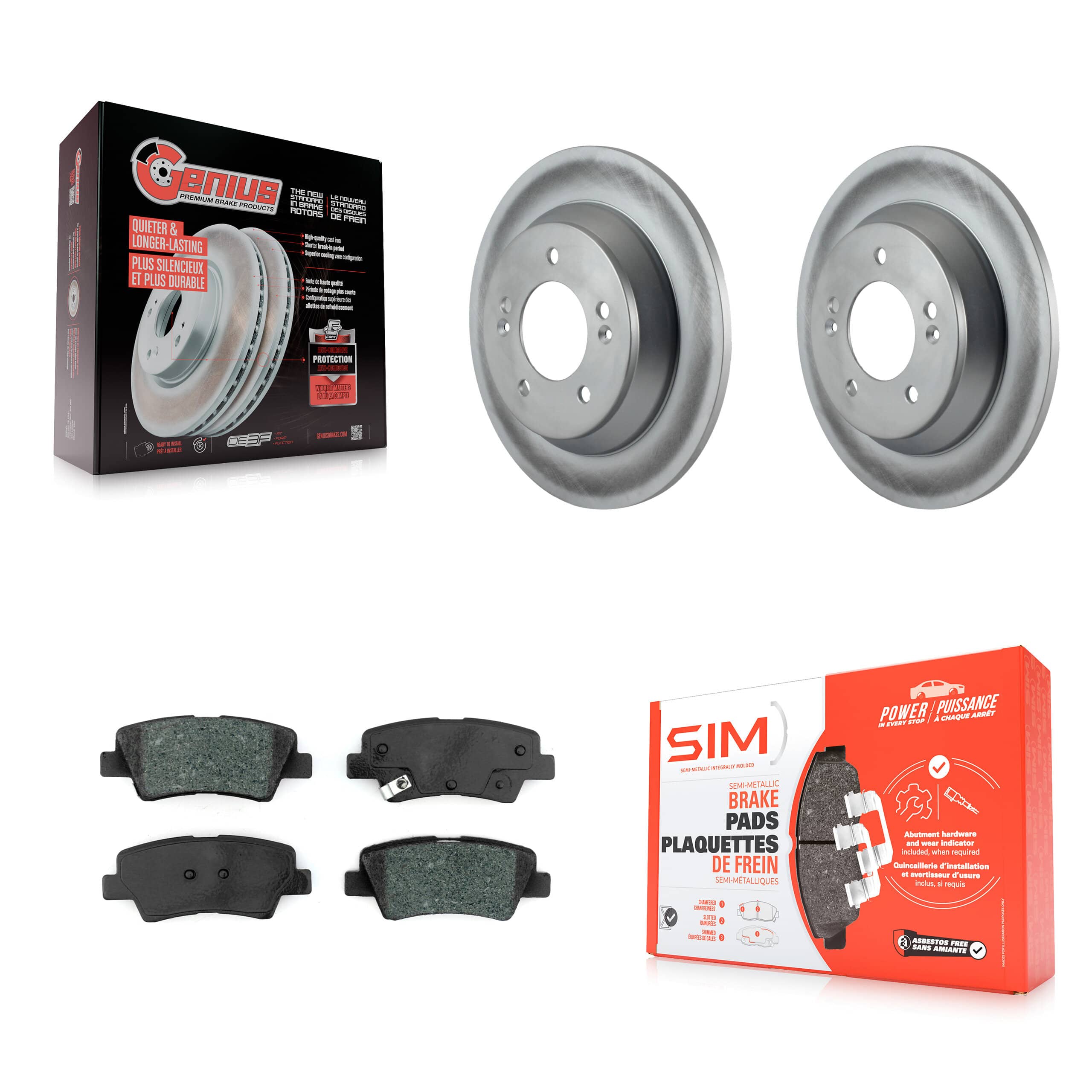 Transit Auto - KGS-101698 - Rear Disc Brake Kits