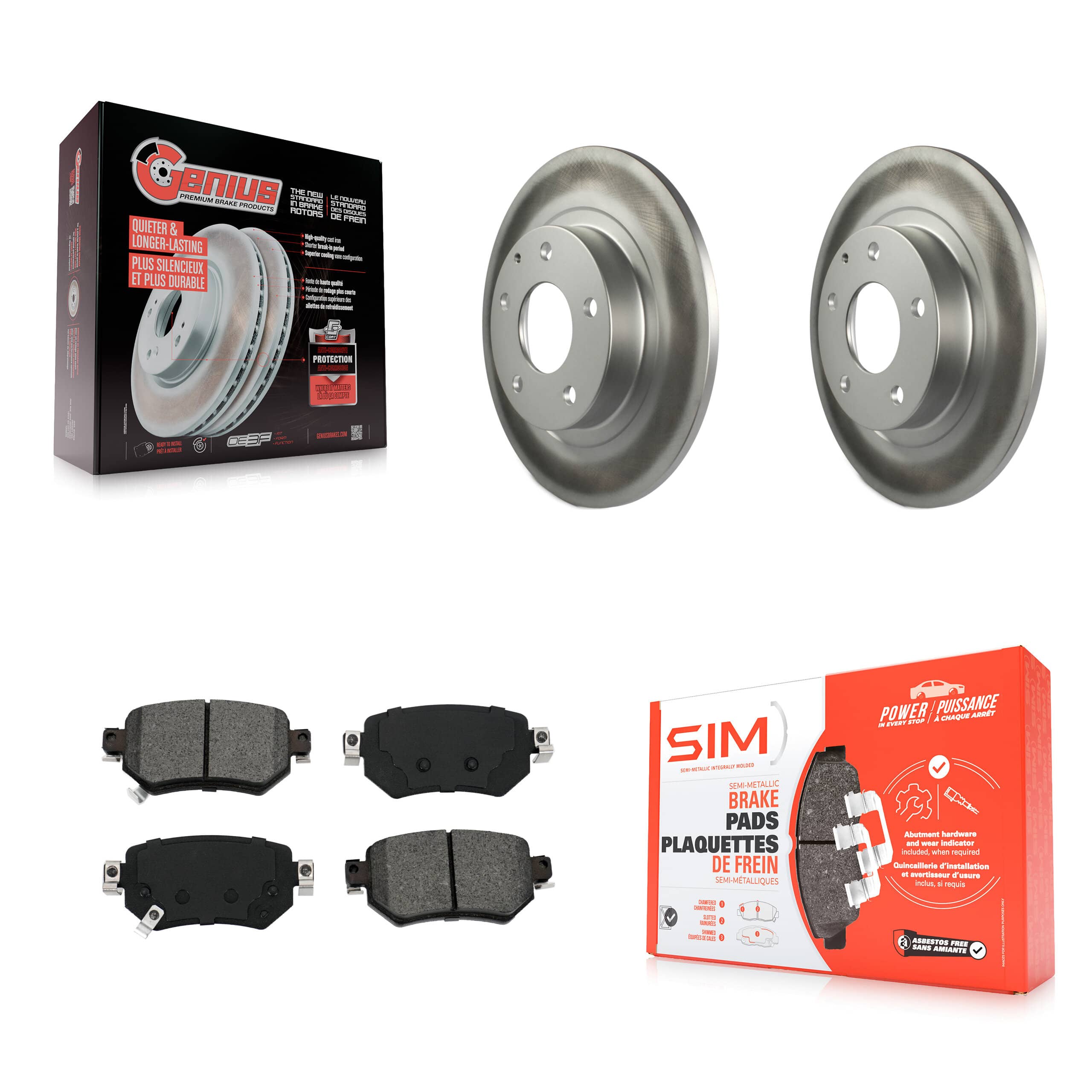 Transit Auto - KGS-101771 - Rear Disc Brake Kits