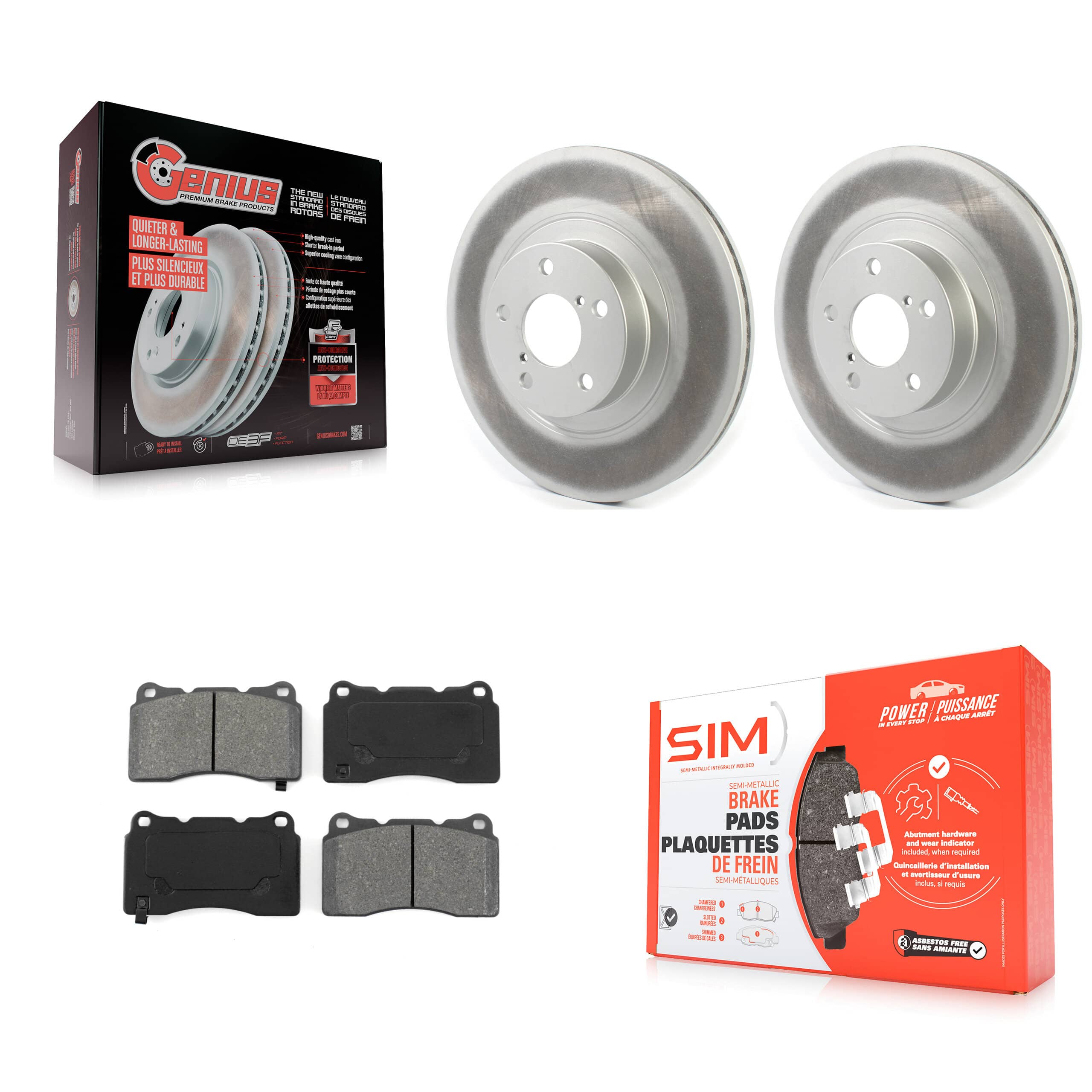Transit Auto - KGS-101790 - Front Disc Brake Kits