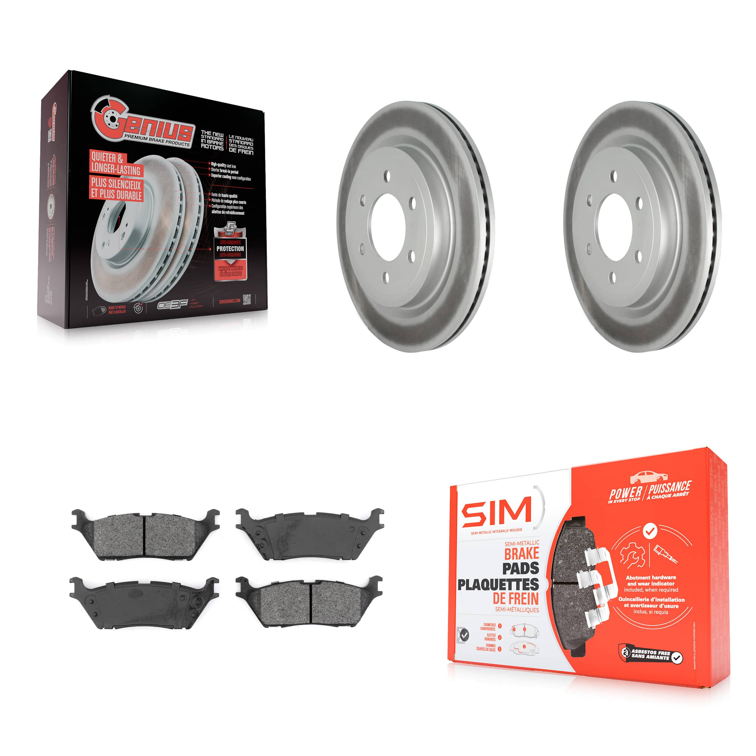 Transit Auto - KGS-101863 - Rear Disc Brake Kits