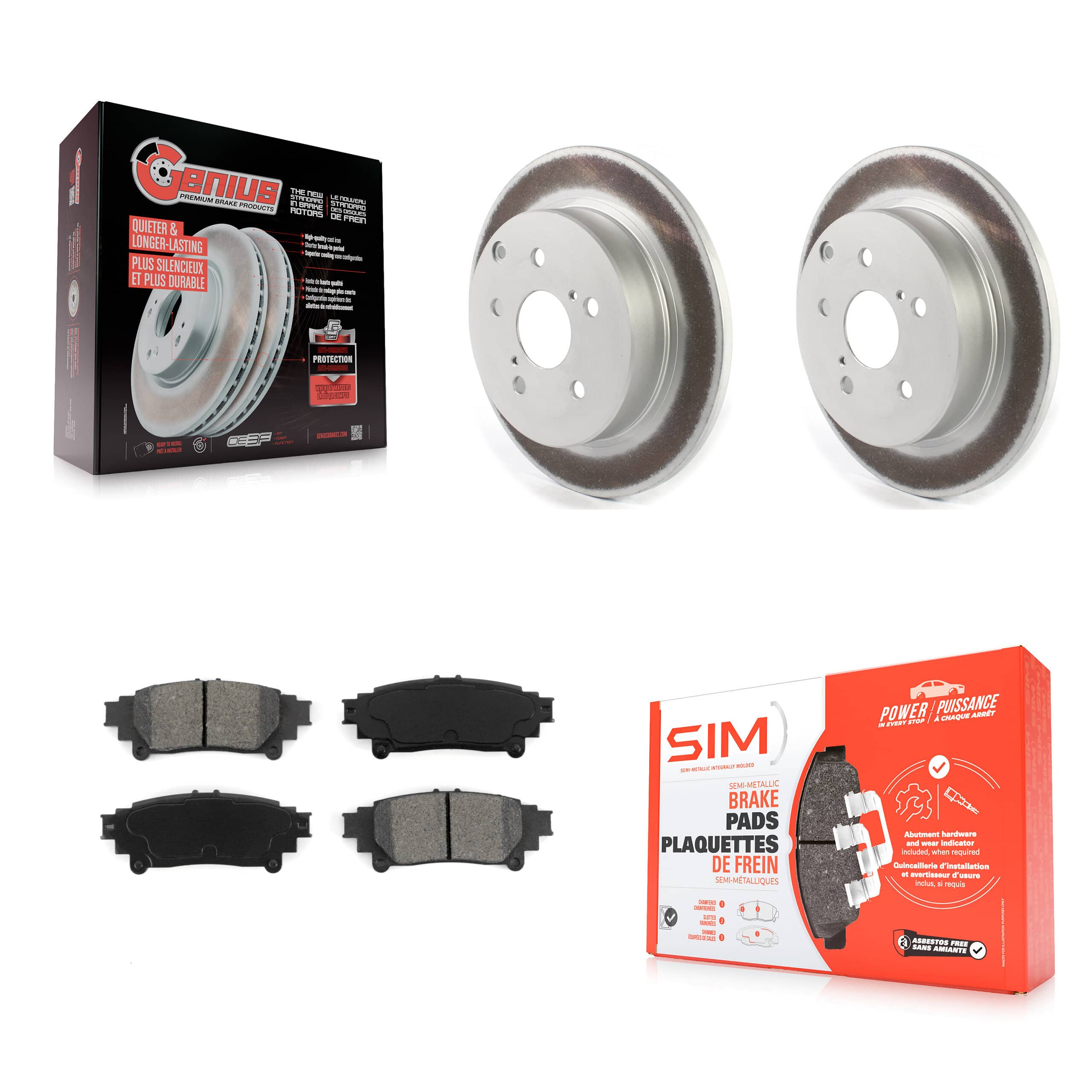 Transit Auto - KGS-101872 - Rear Disc Brake Kits