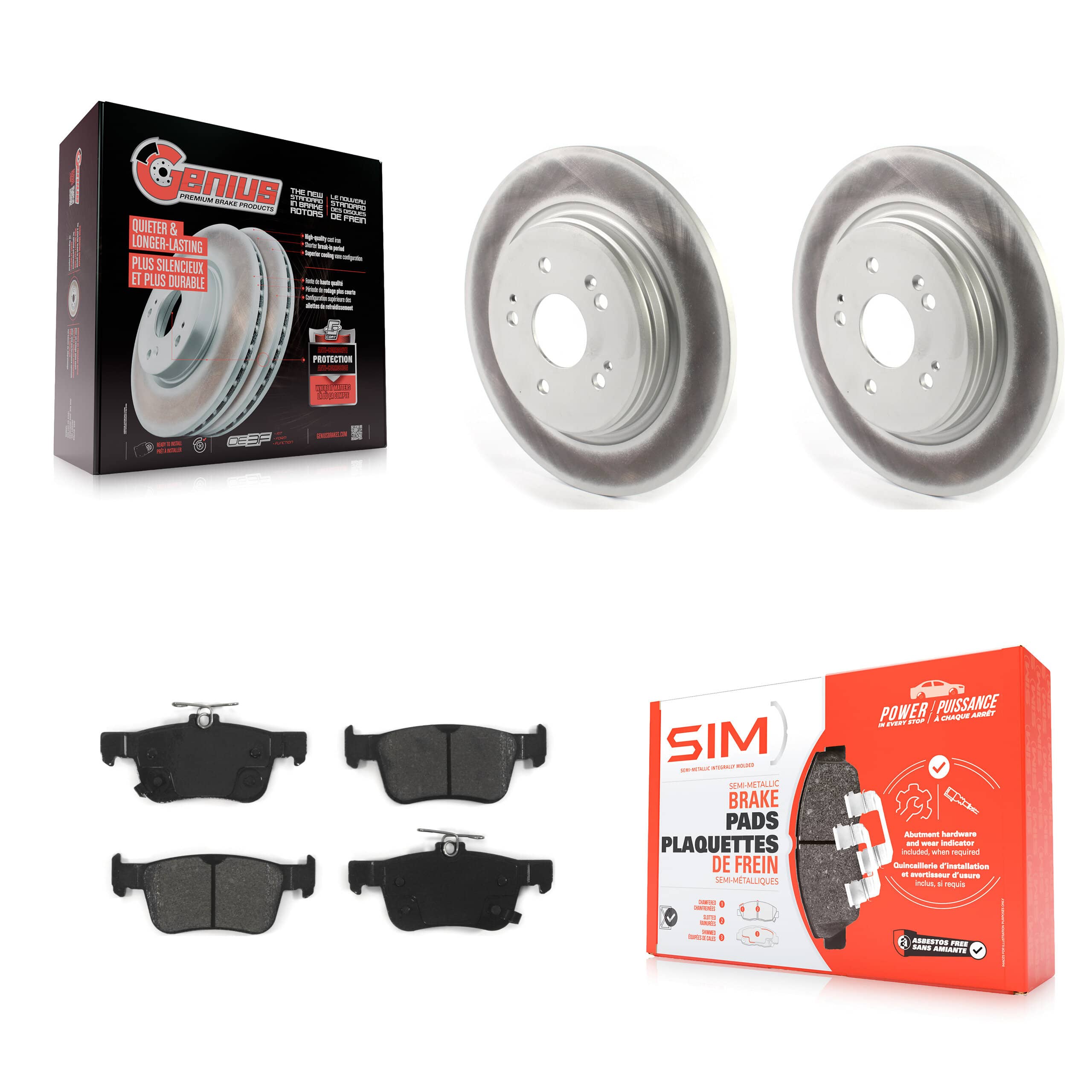 Transit Auto - KGS-101876 - Rear Disc Brake Kits