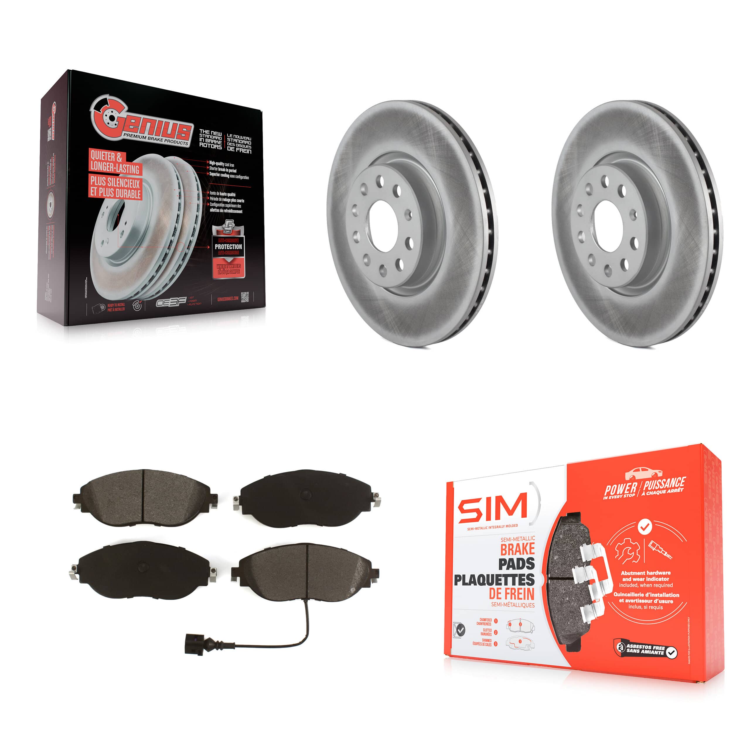 Transit Auto - KGS-101916 - Front Disc Brake Kits