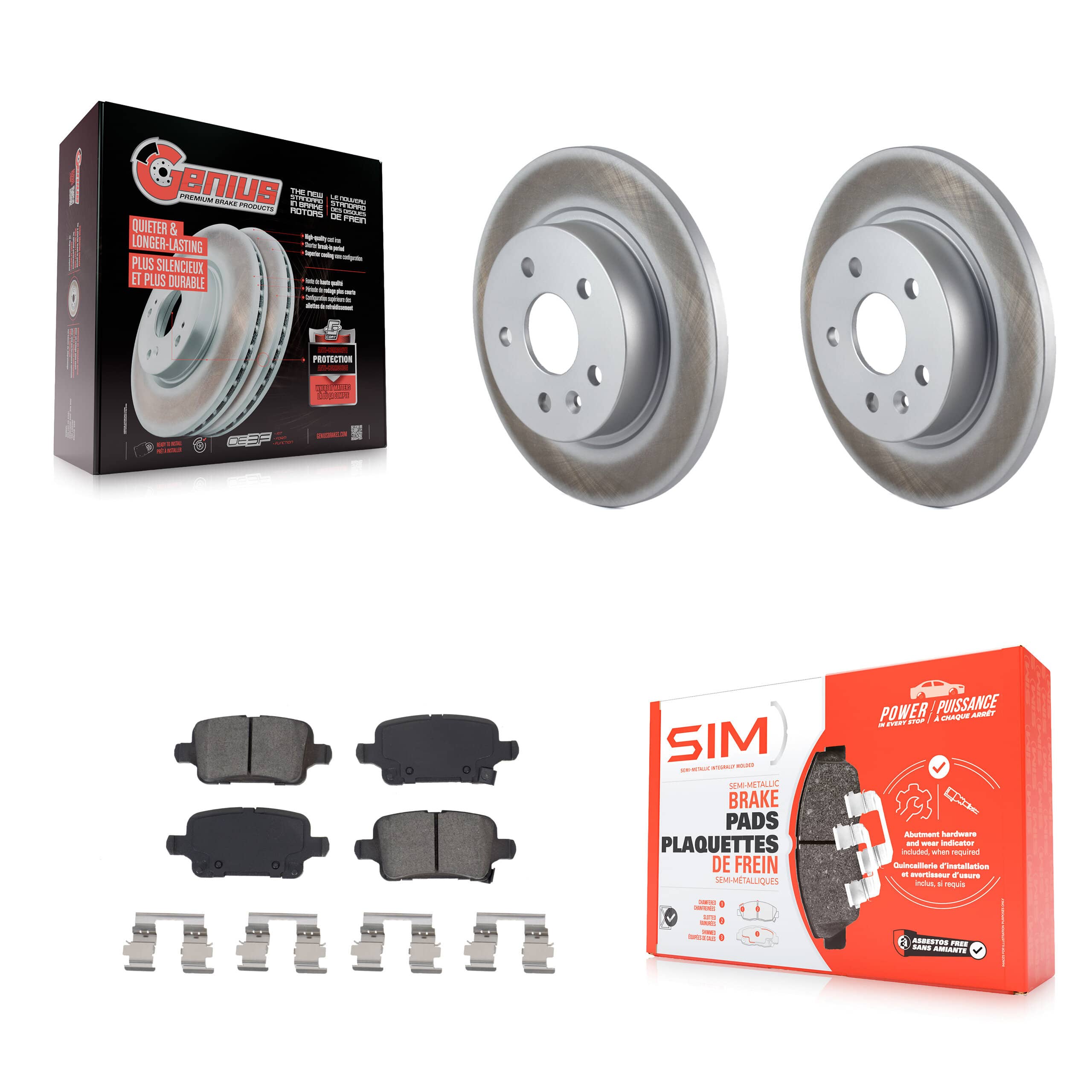 Transit Auto - KGS-102004 - Rear Disc Brake Kits