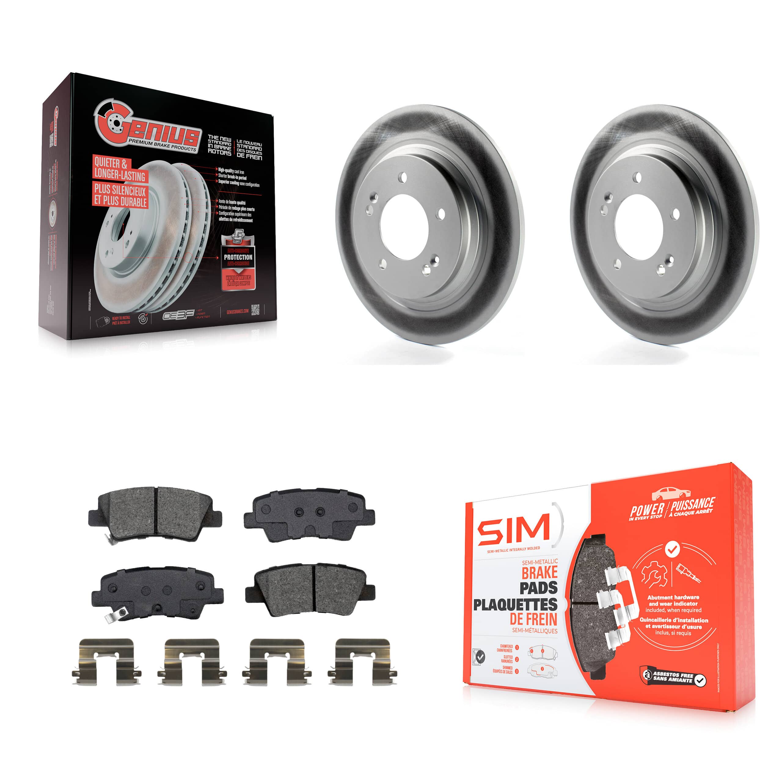 Transit Auto - KGS-102019 - Rear Disc Brake Kits
