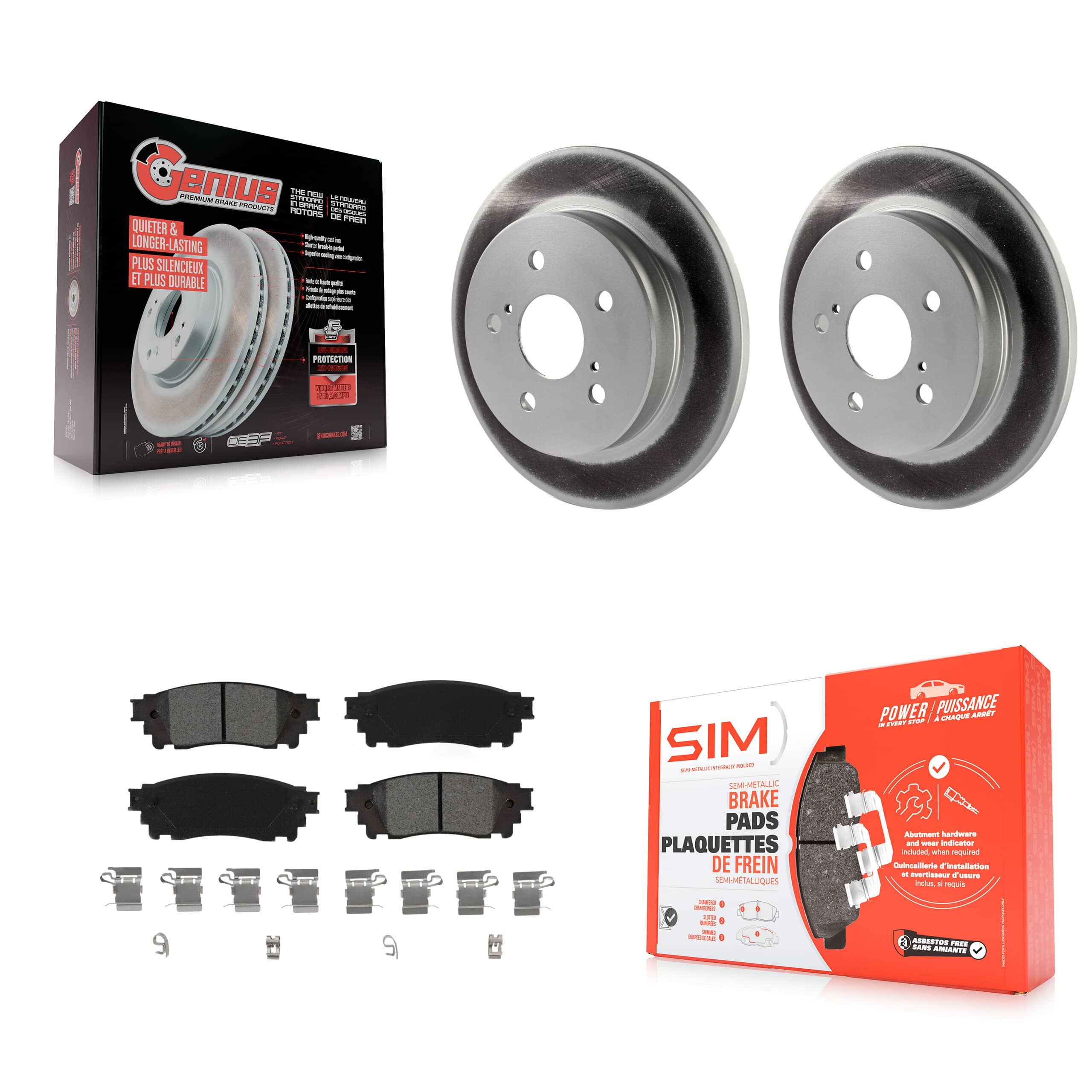 Transit Auto - KGS-102024 - Rear Disc Brake Kits