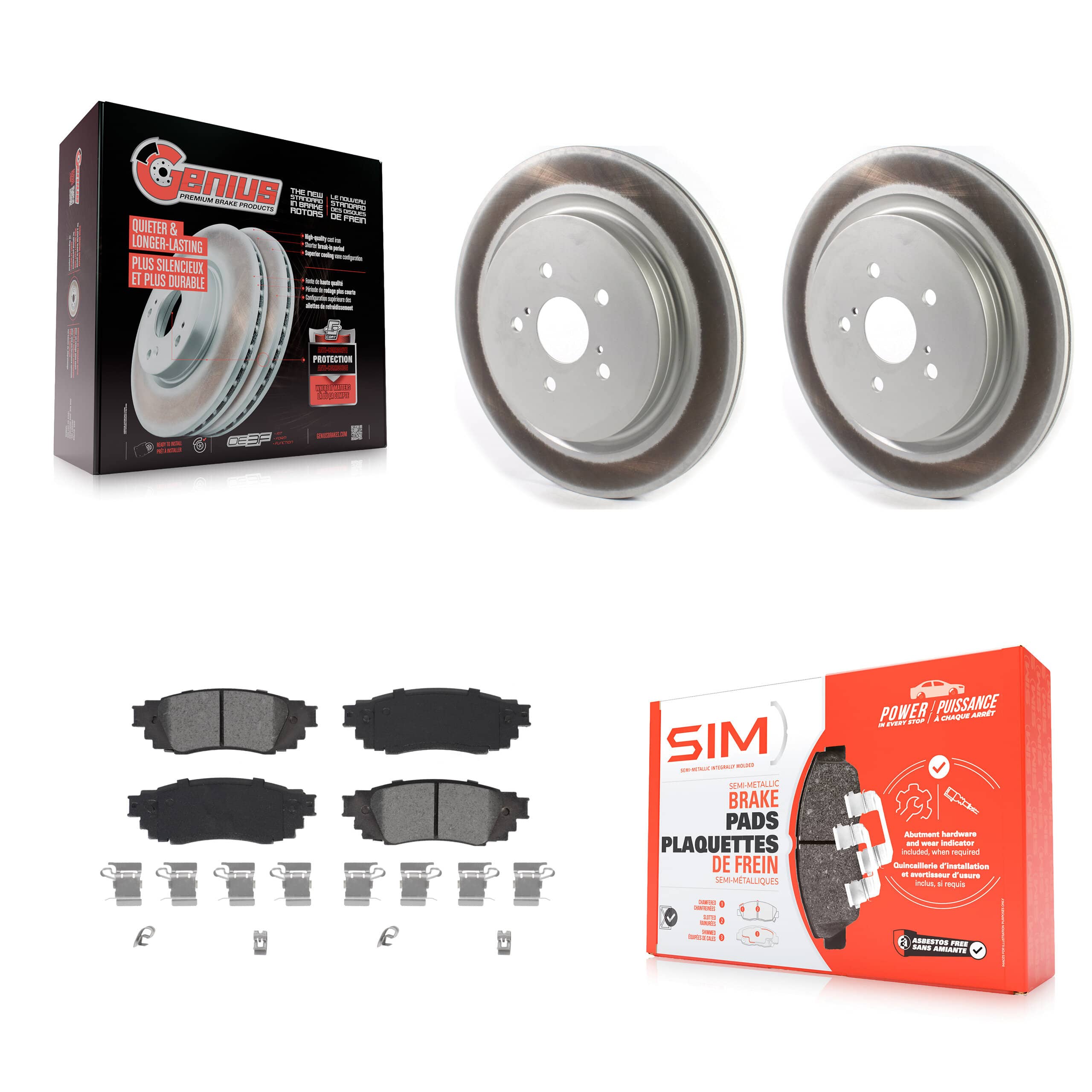Transit Auto - KGS-102025 - Rear Disc Brake Kits
