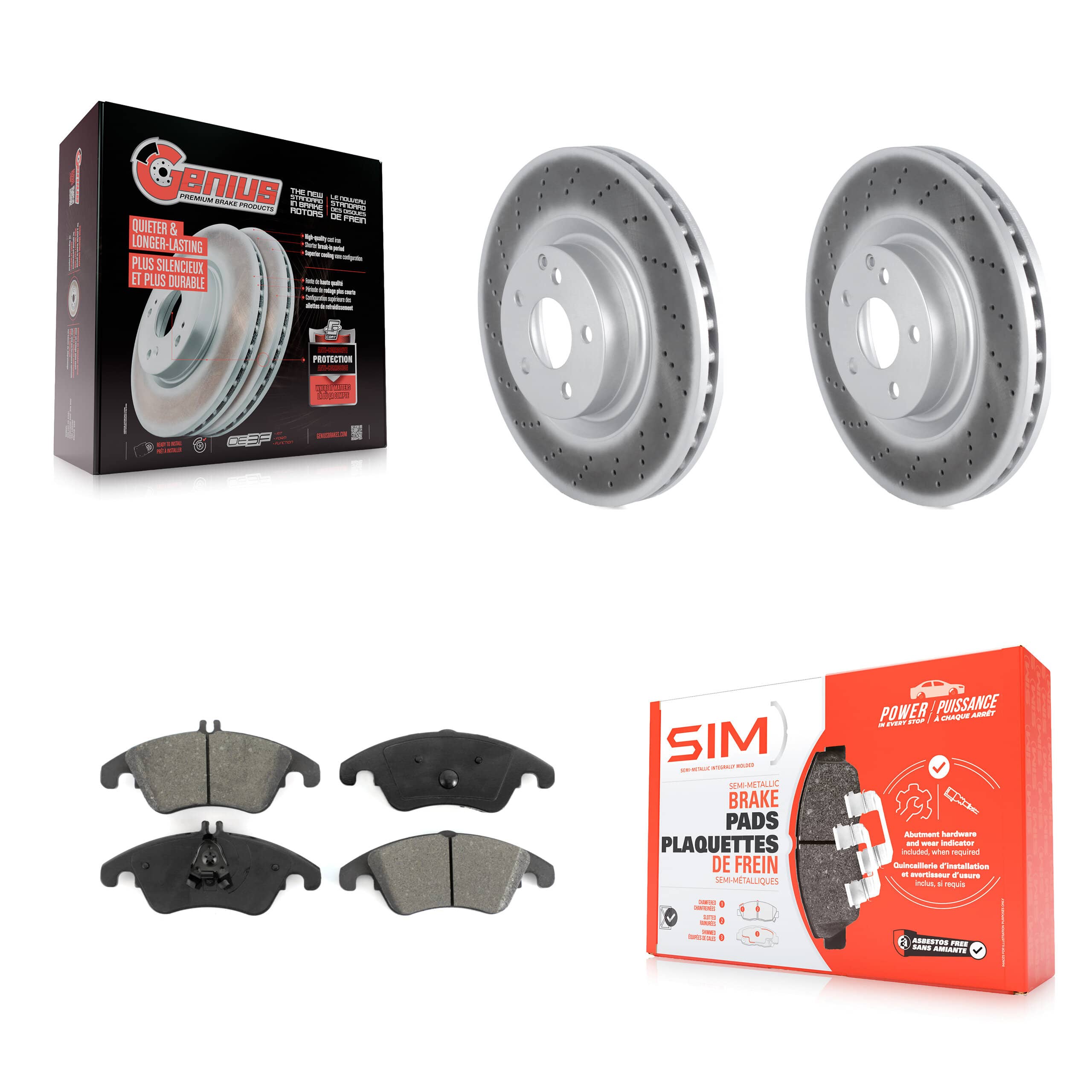 Transit Auto - KGS-102252 - Front Disc Brake Kits