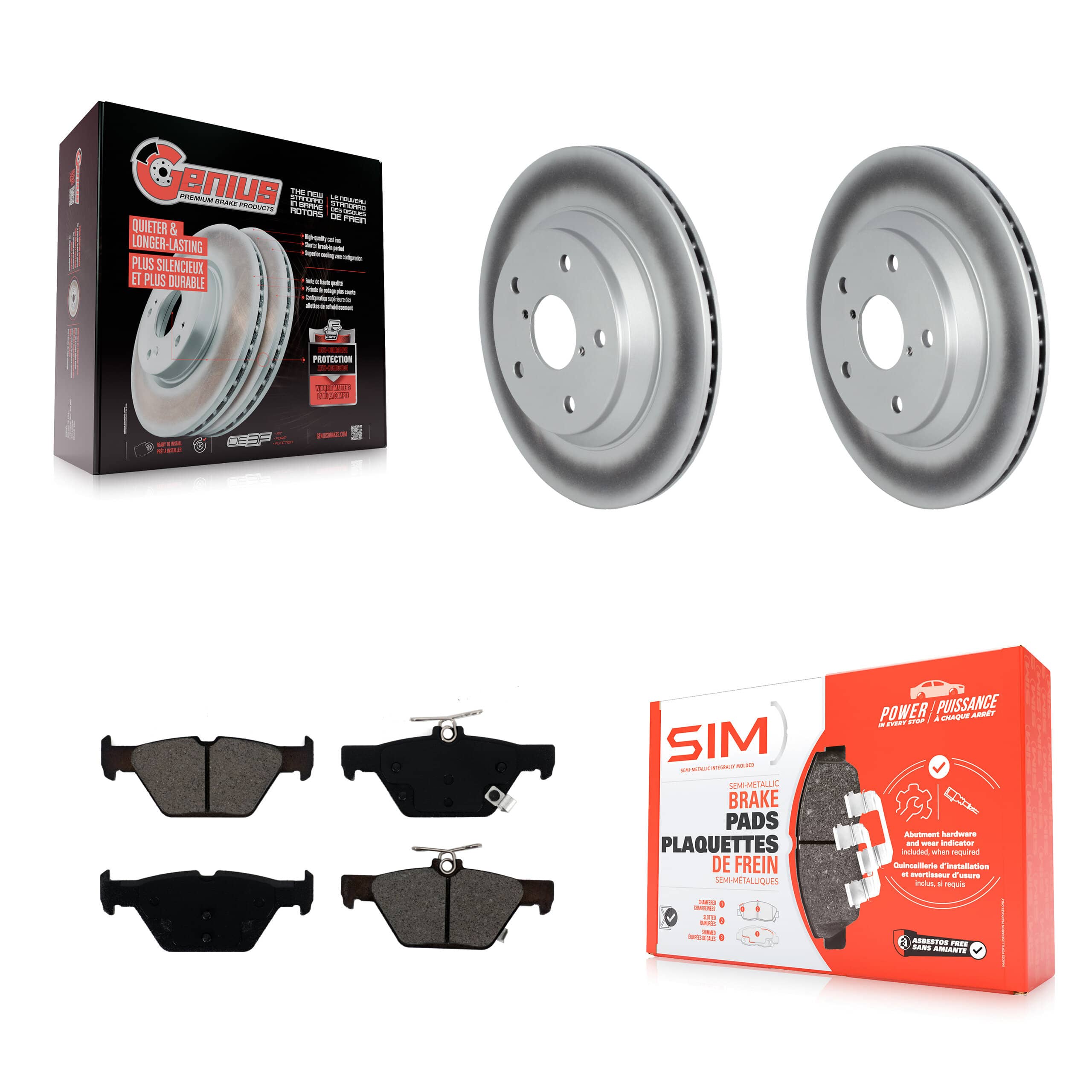 Transit Auto - KGS-102302 - Rear Disc Brake Kits