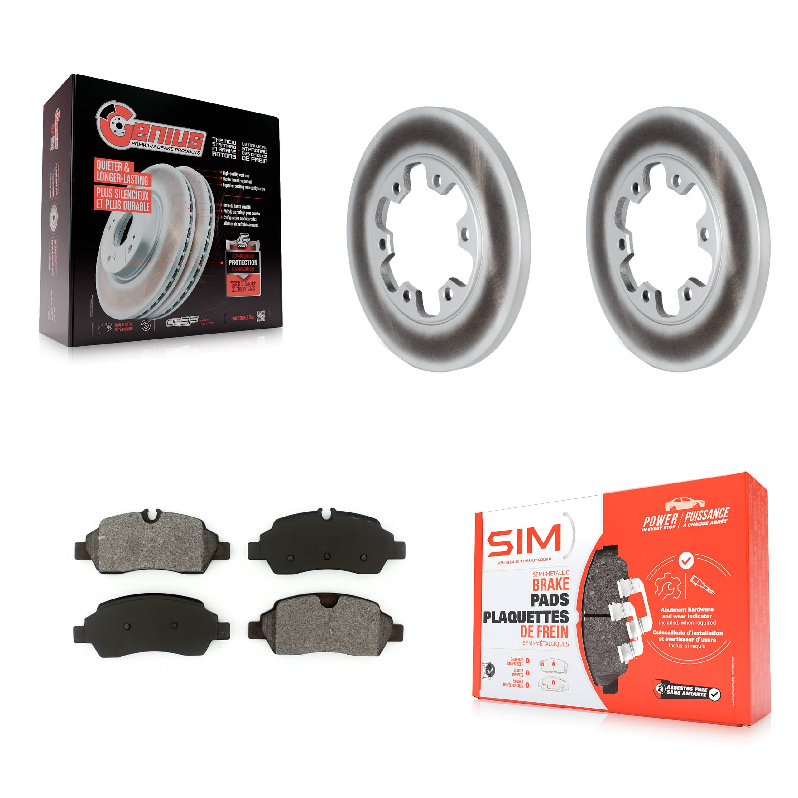 Transit Auto - KGS-102306 - Rear Disc Brake Kits