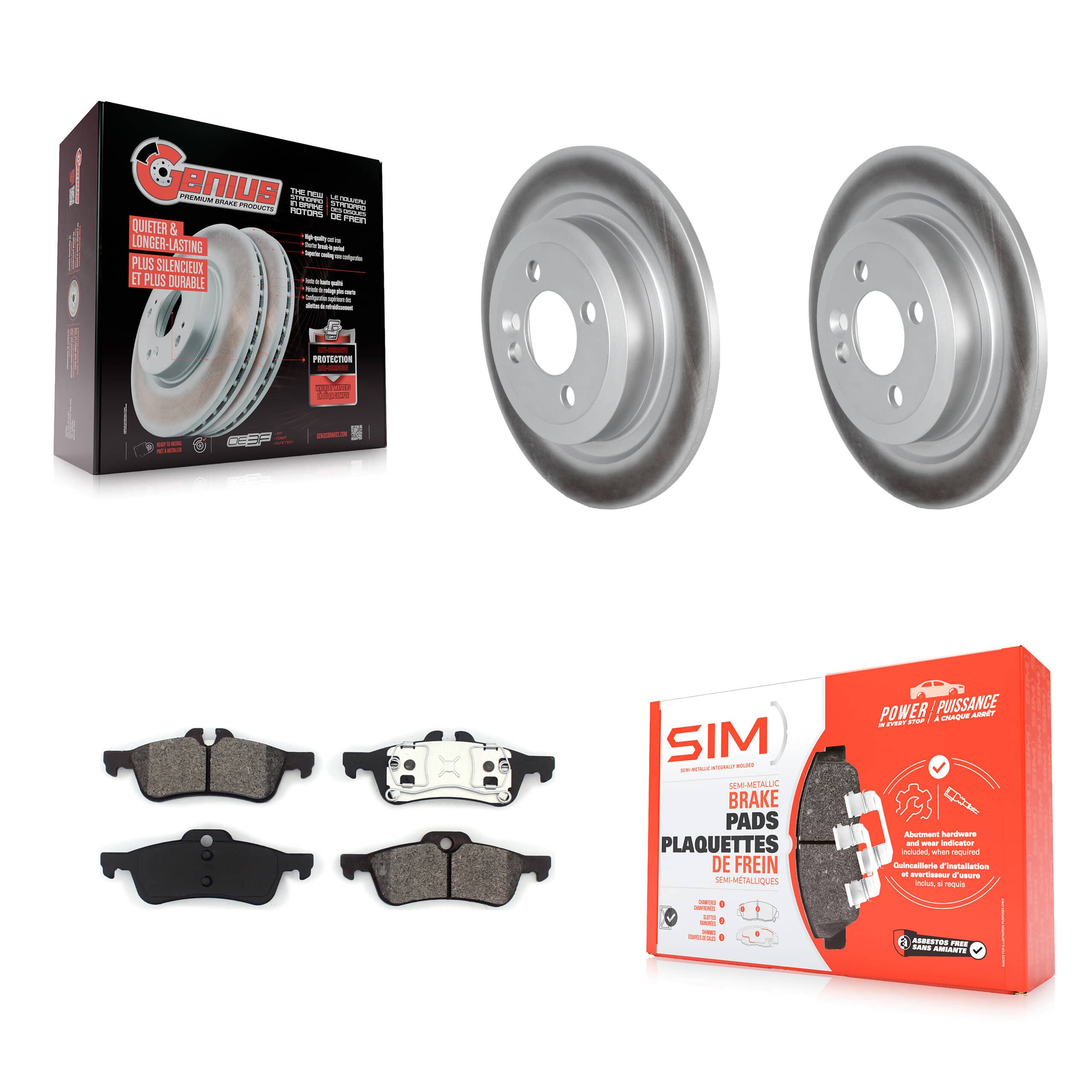 Transit Auto - KGS-102310 - Rear Disc Brake Kits