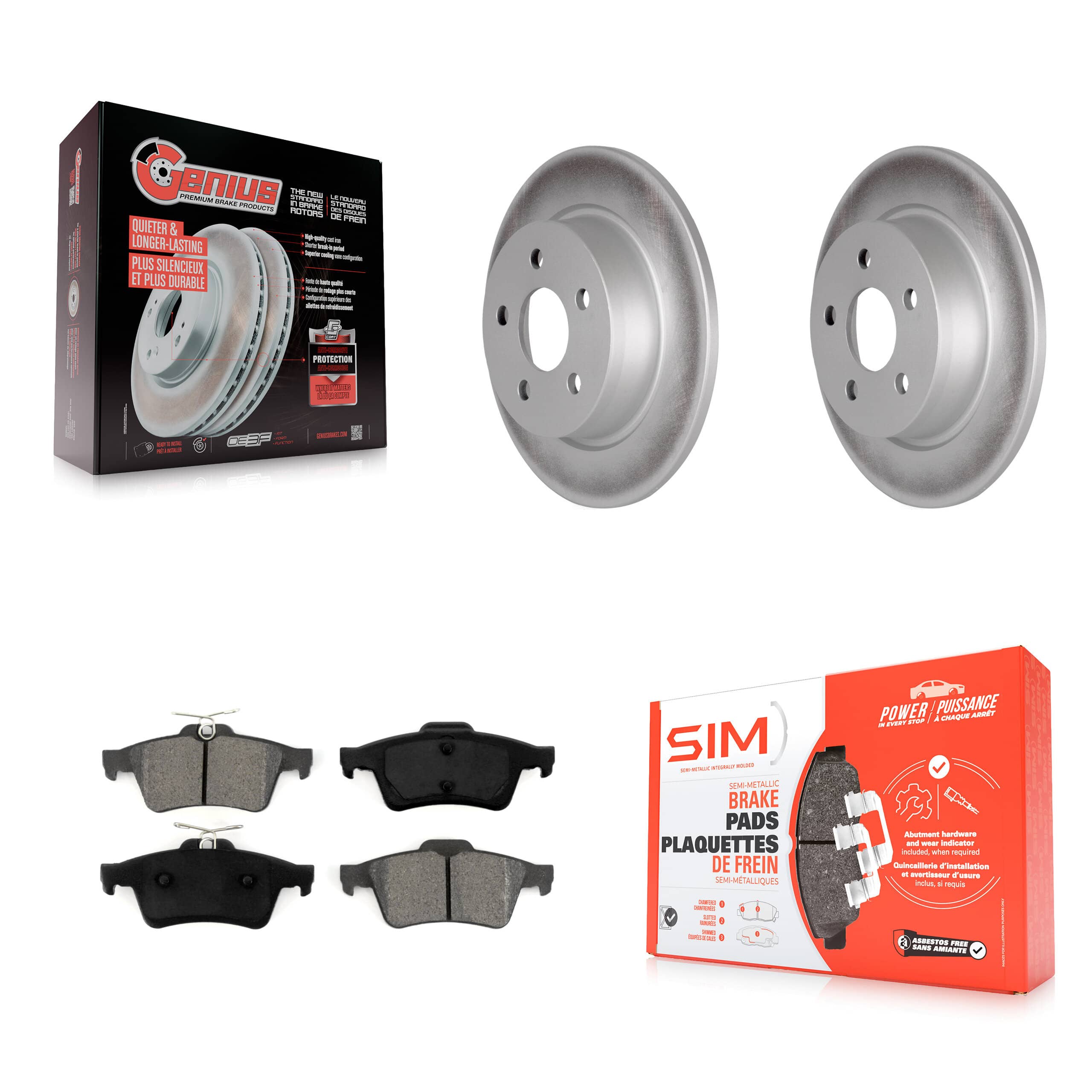 Transit Auto - KGS-102316 - Rear Disc Brake Kits