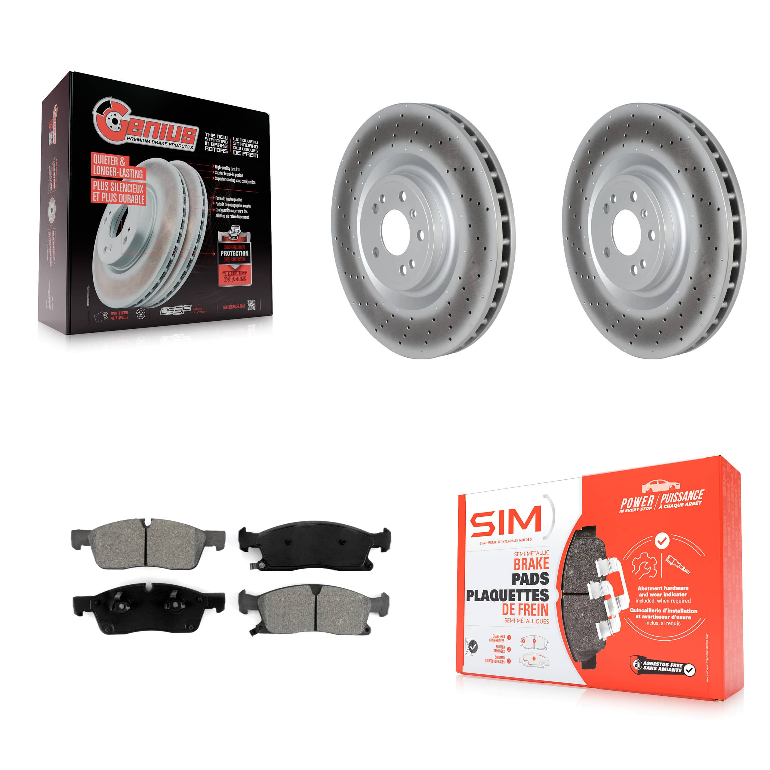 Transit Auto - KGS-102334 - Front Disc Brake Kits