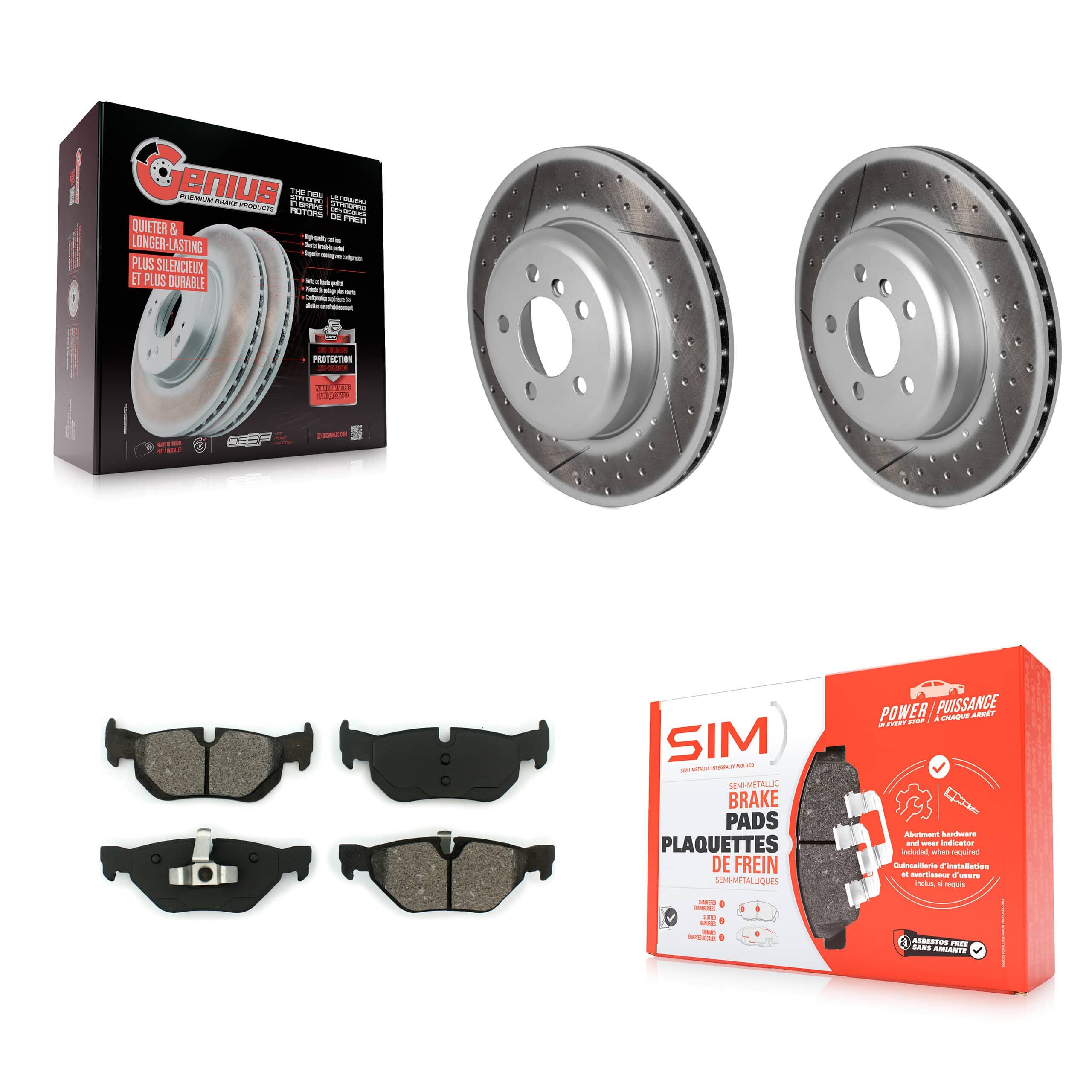 Transit Auto - KGS-102357 - Rear Disc Brake Kits