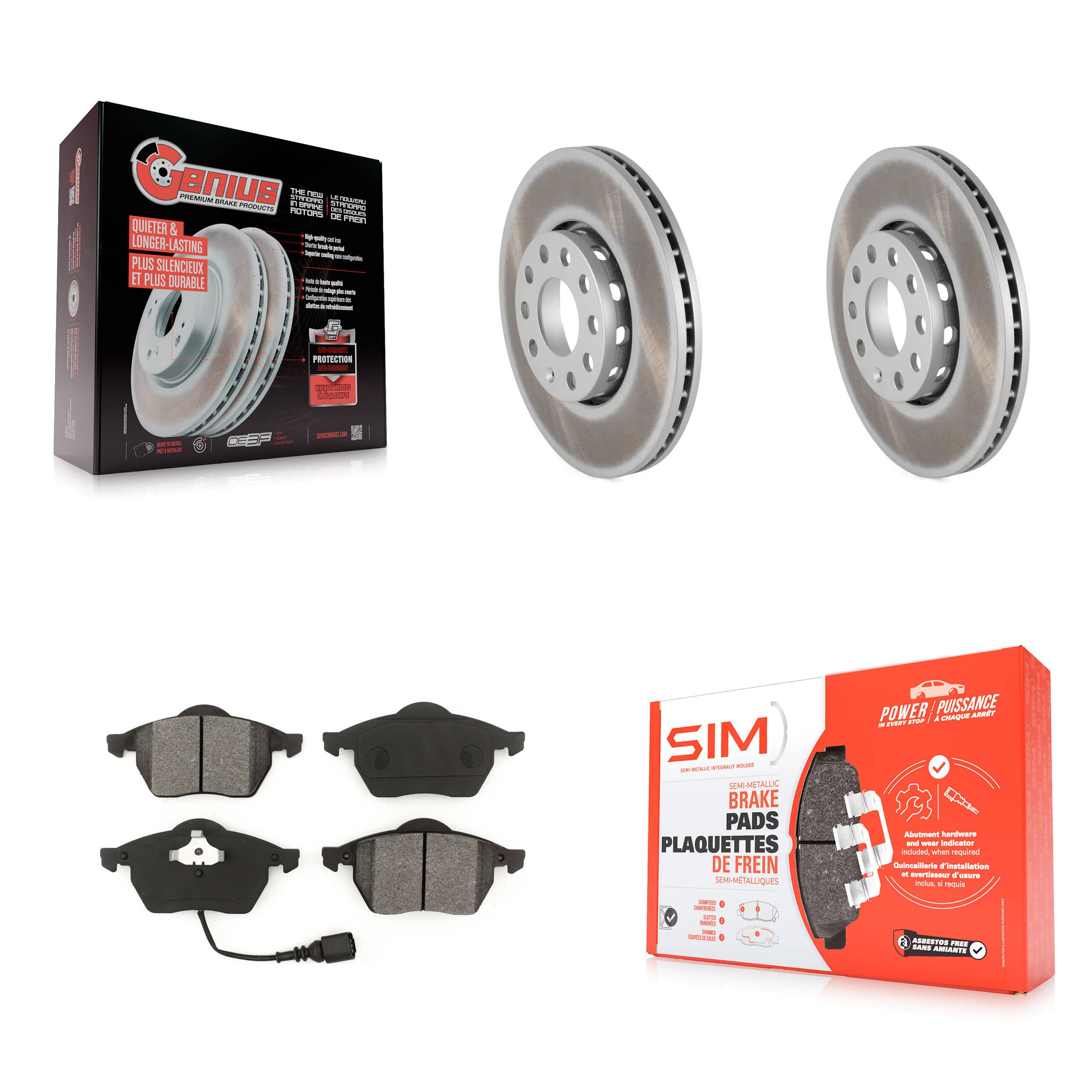 Transit Auto - KGS-102404 - Front Disc Brake Kits