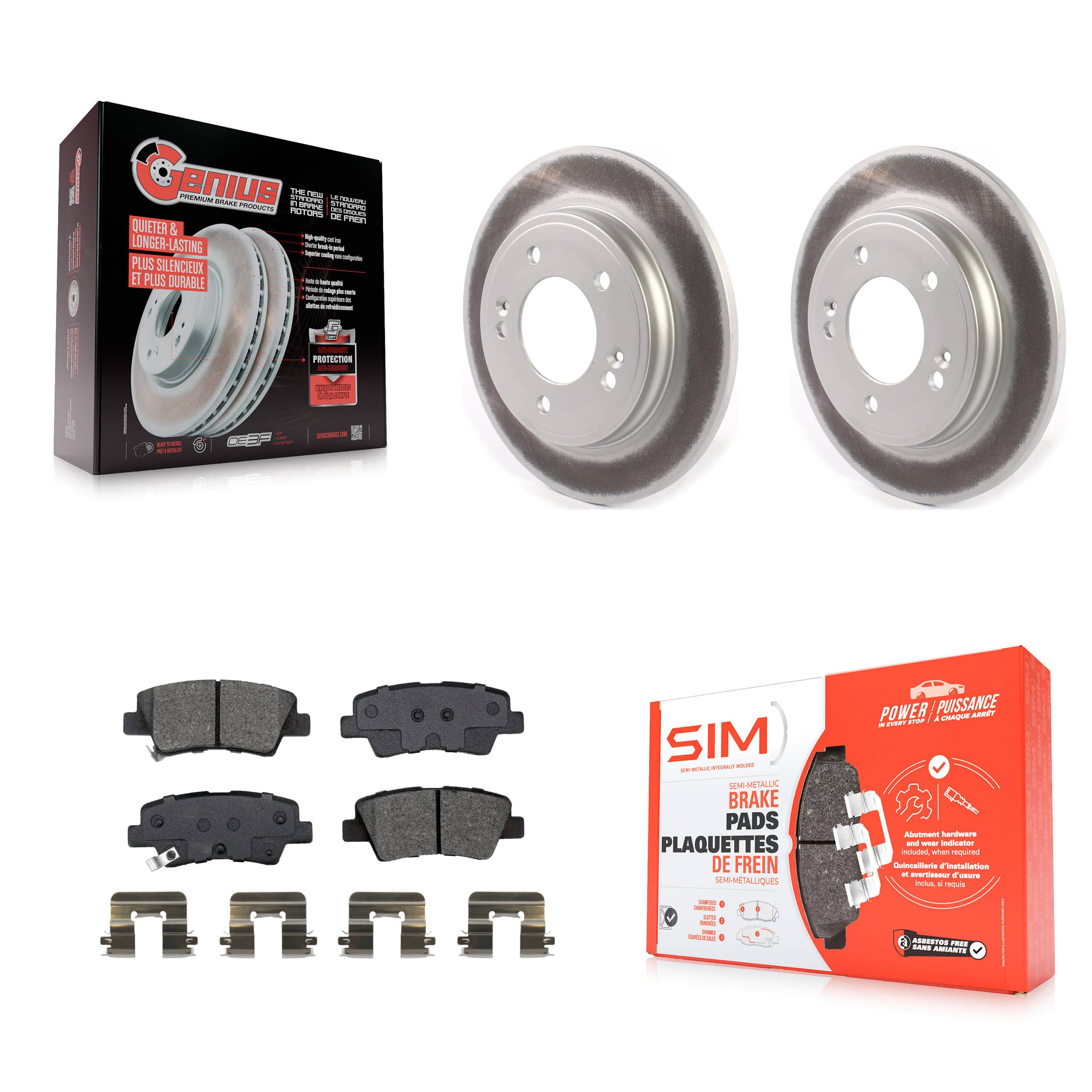 Transit Auto - KGS-102472 - Rear Disc Brake Kits
