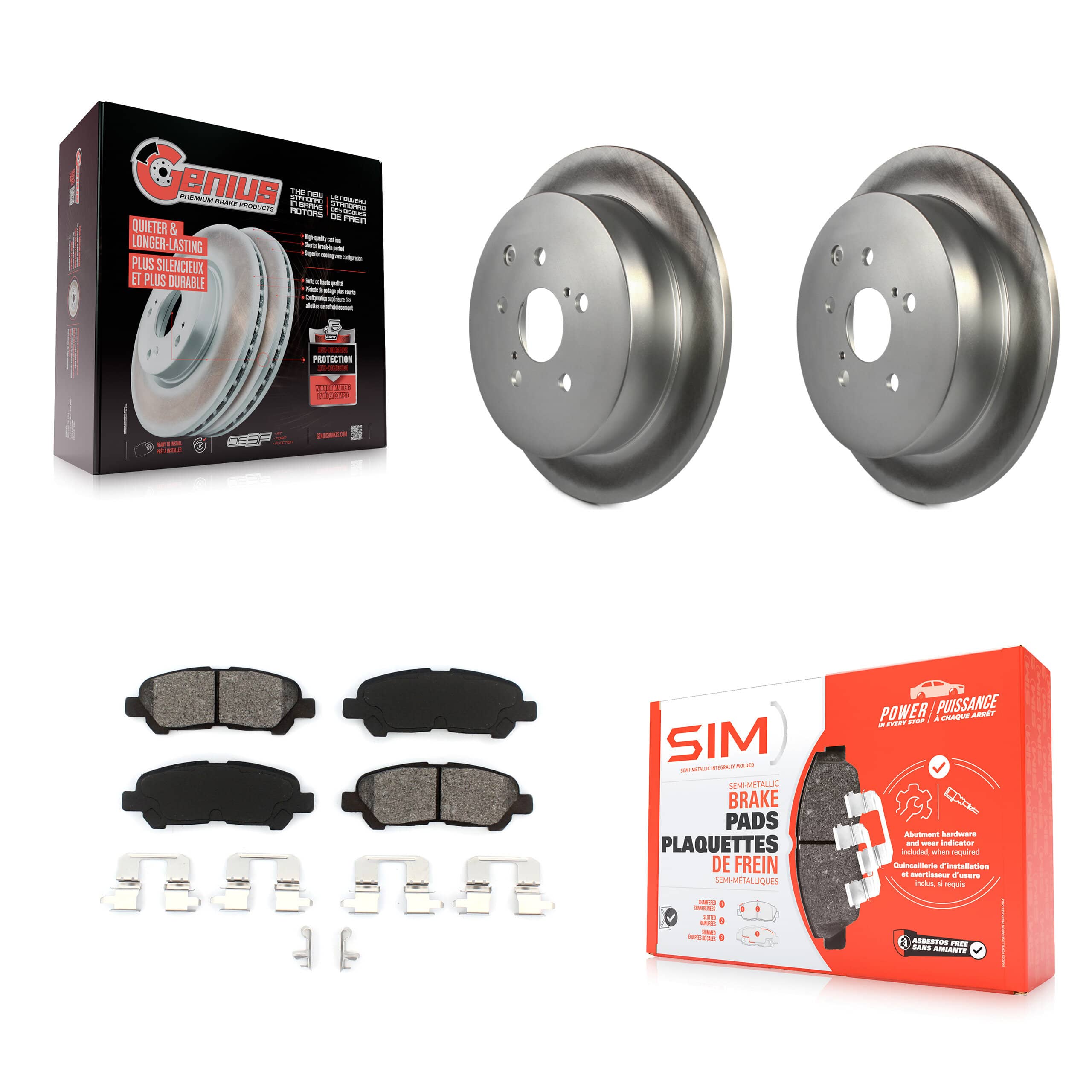 Transit Auto - KGS-102475 - Rear Disc Brake Kits
