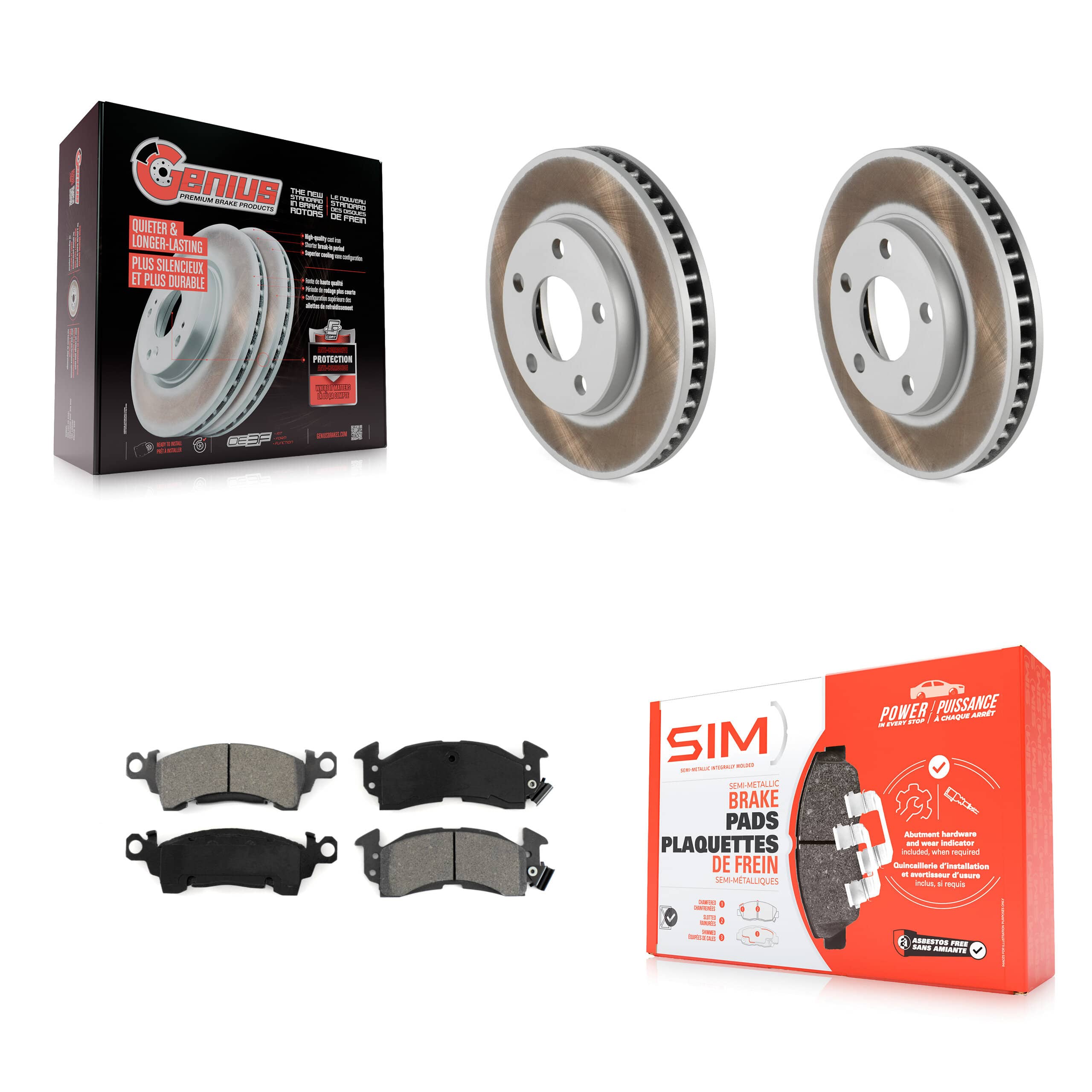 Transit Auto - KGS-102490 - Front Disc Brake Kits