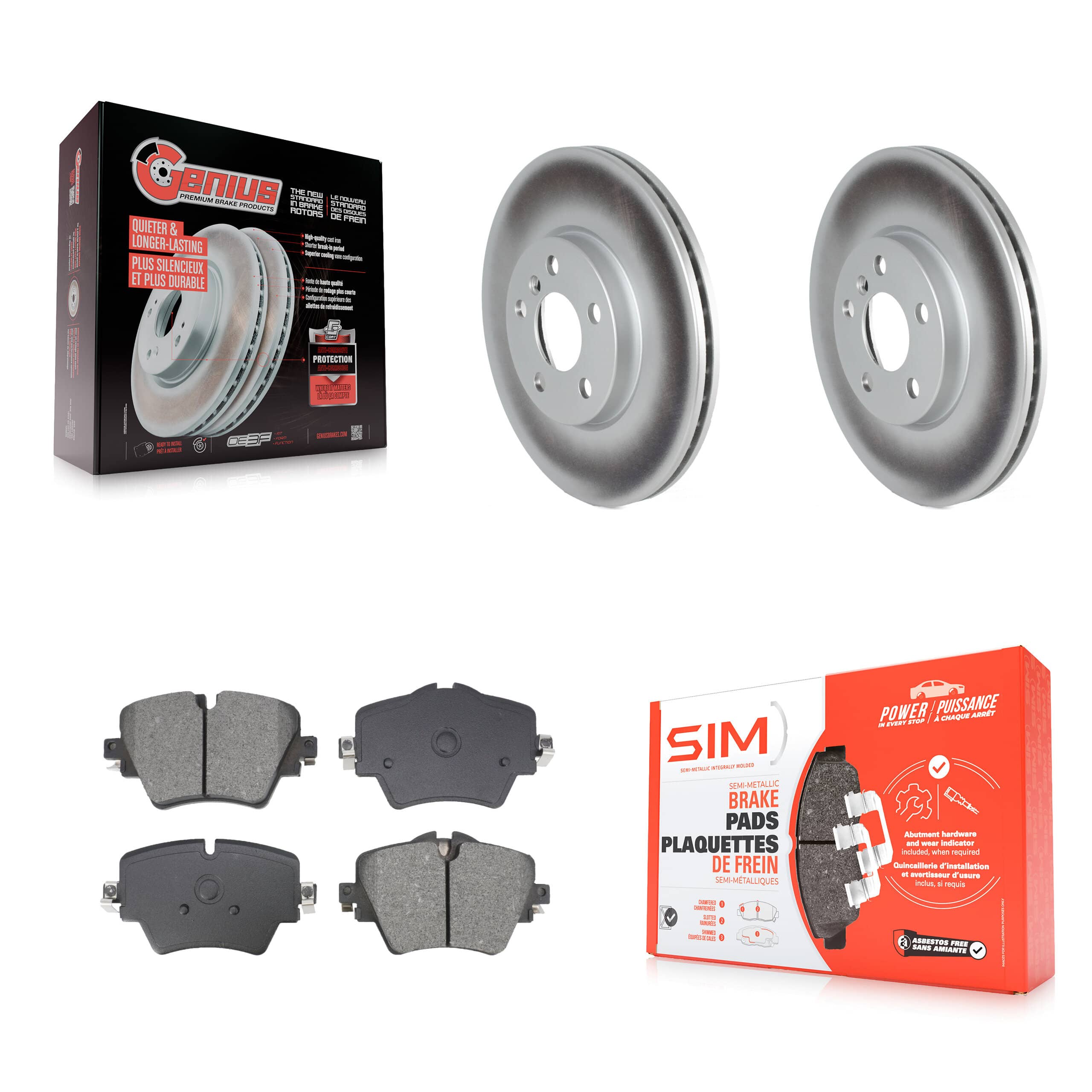Transit Auto - KGS-102624 - Front Disc Brake Kits
