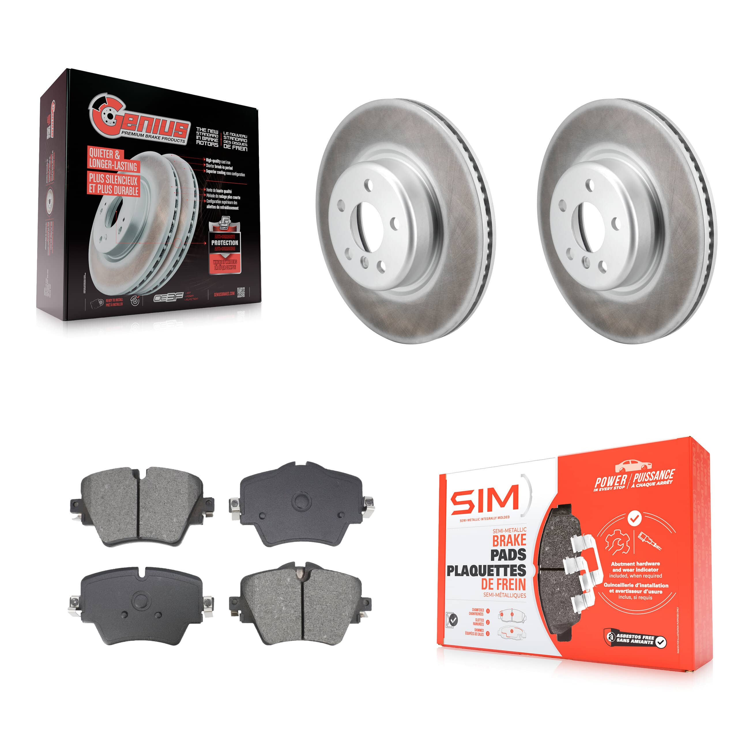 Transit Auto - KGS-102625 - Front Disc Brake Kits