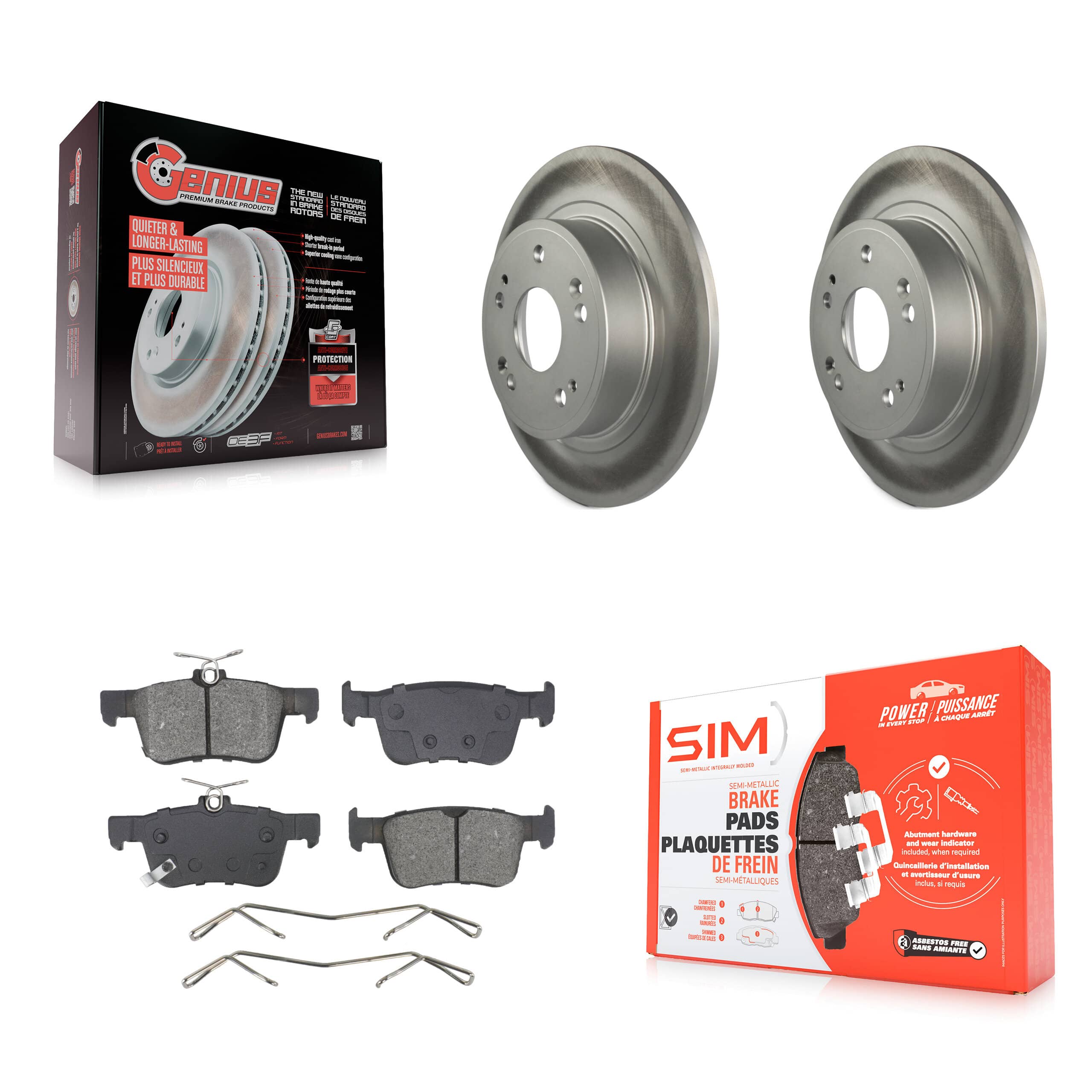 Transit Auto - KGS-102705 - Rear Disc Brake Kits
