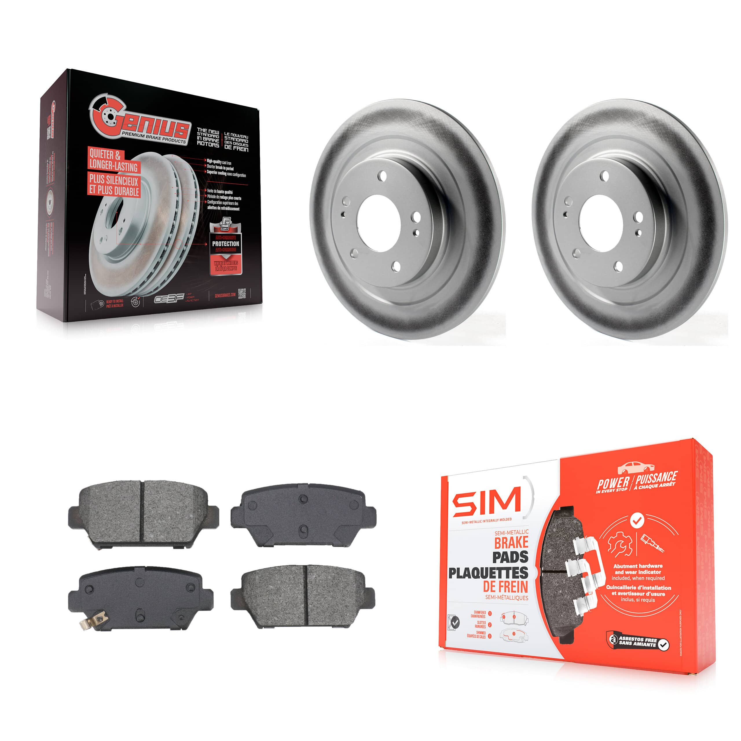 Transit Auto - KGS-102707 - Rear Disc Brake Kits