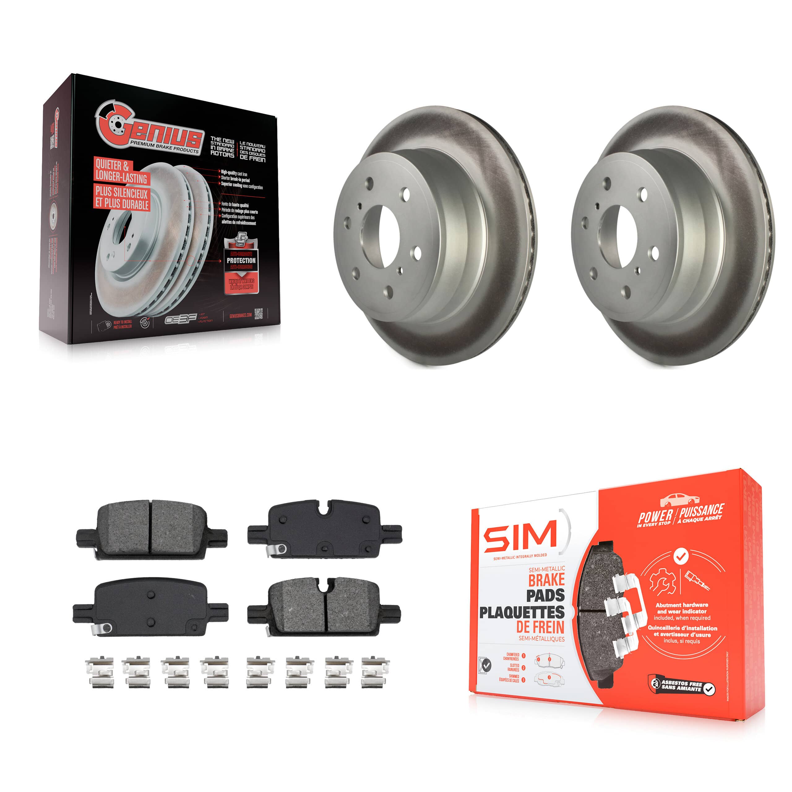 Transit Auto - KGS-102709 - Rear Disc Brake Kits