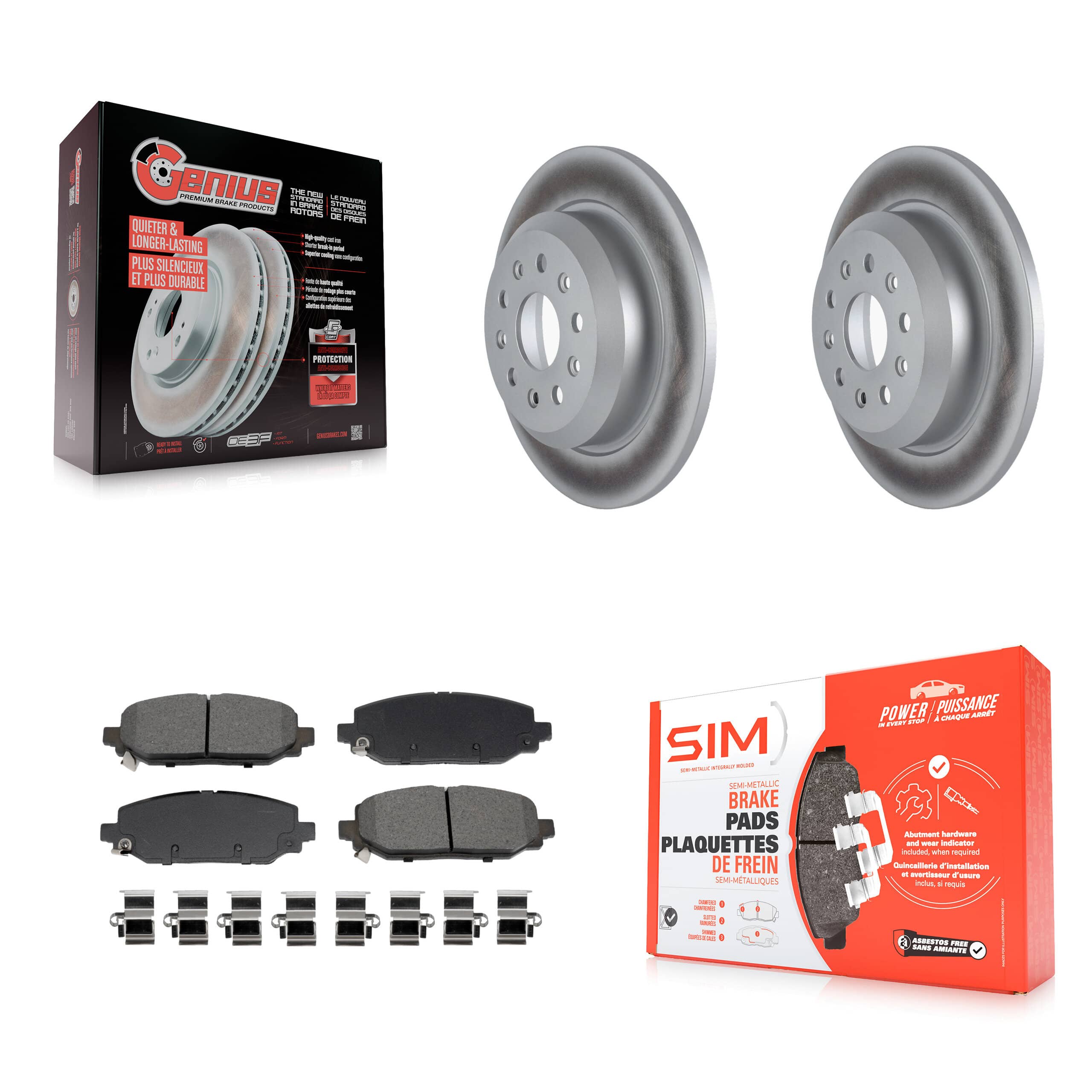 Transit Auto - KGS-102710 - Rear Disc Brake Kits