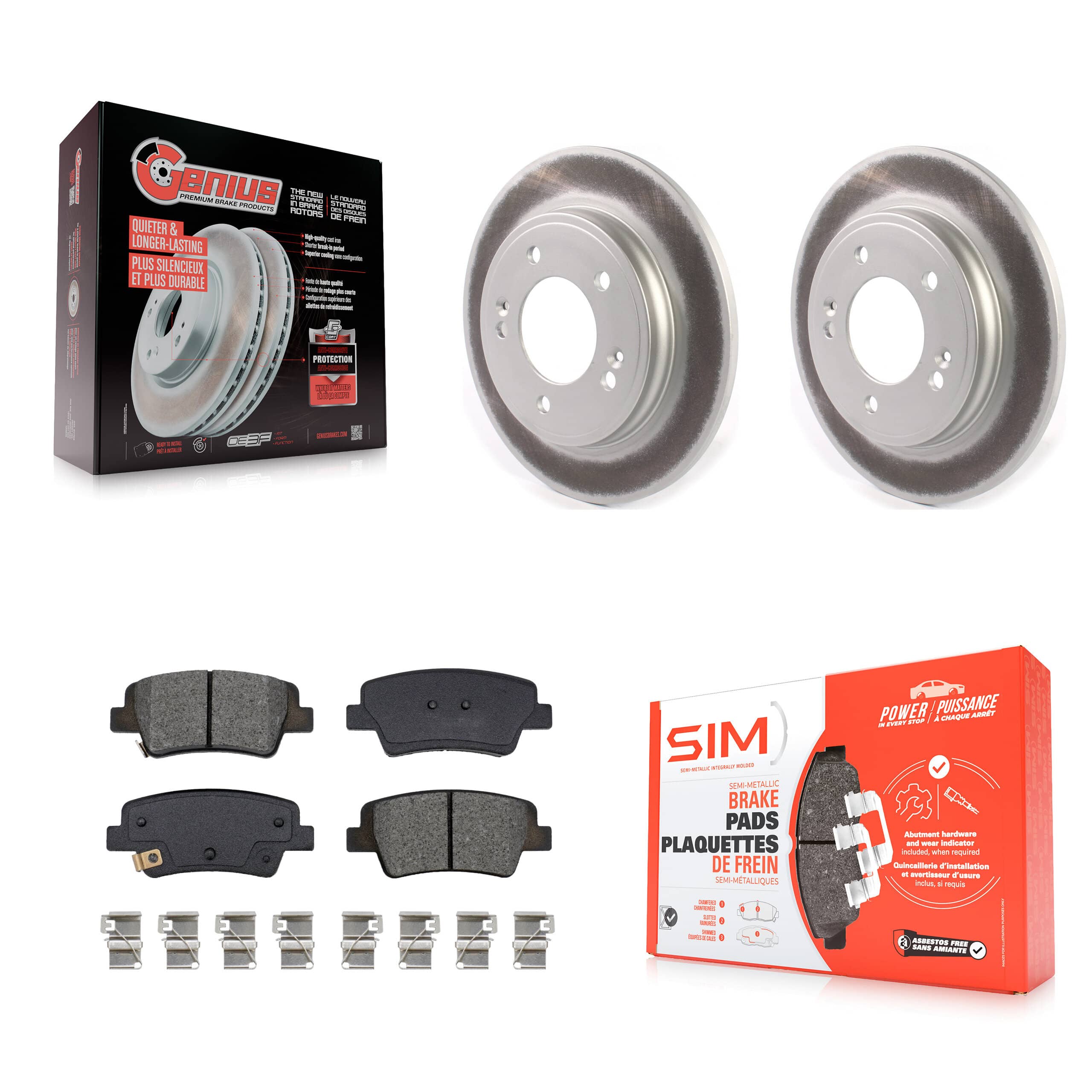Transit Auto - KGS-102724 - Rear Disc Brake Kits