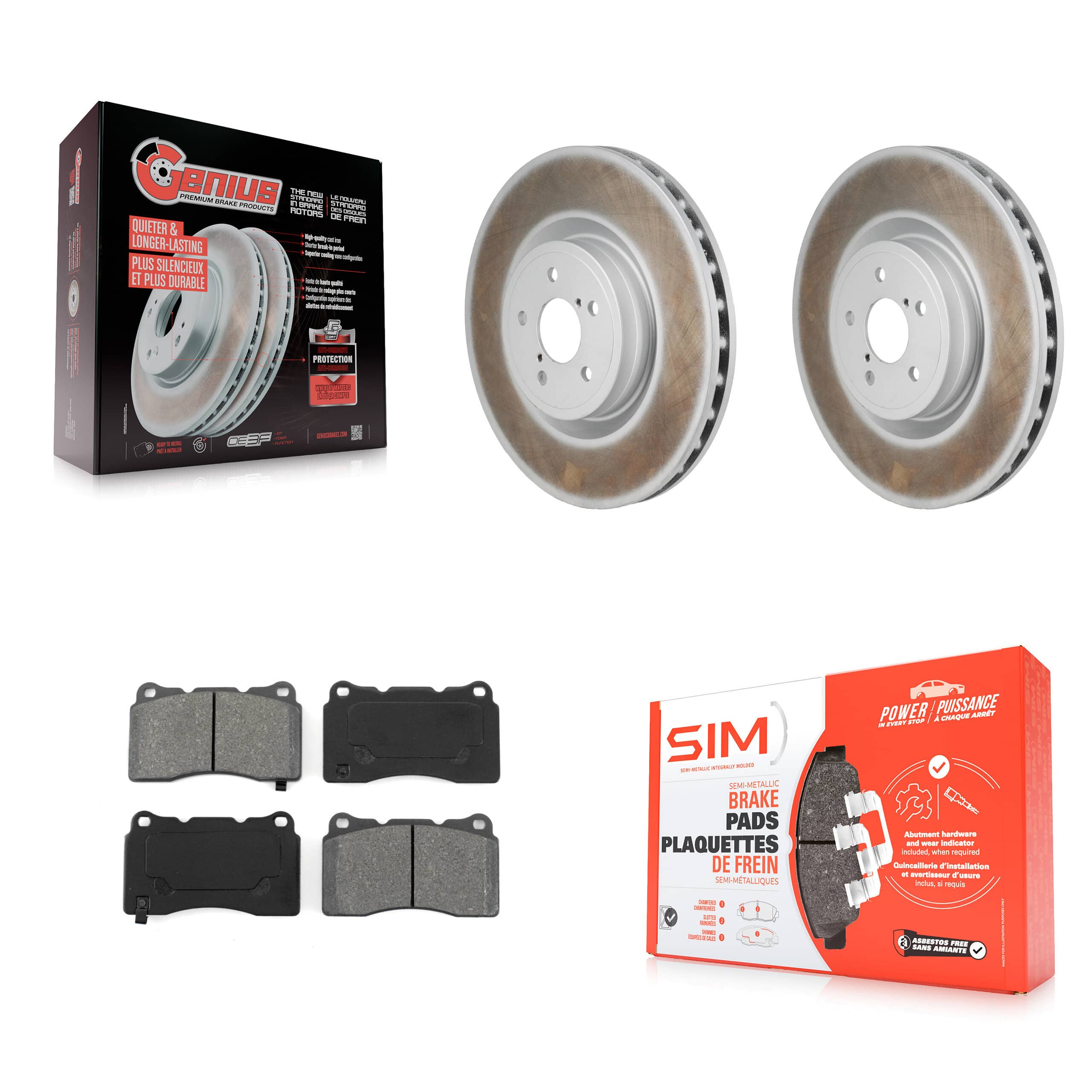 Transit Auto - KGS-102816 - Front Disc Brake Kits