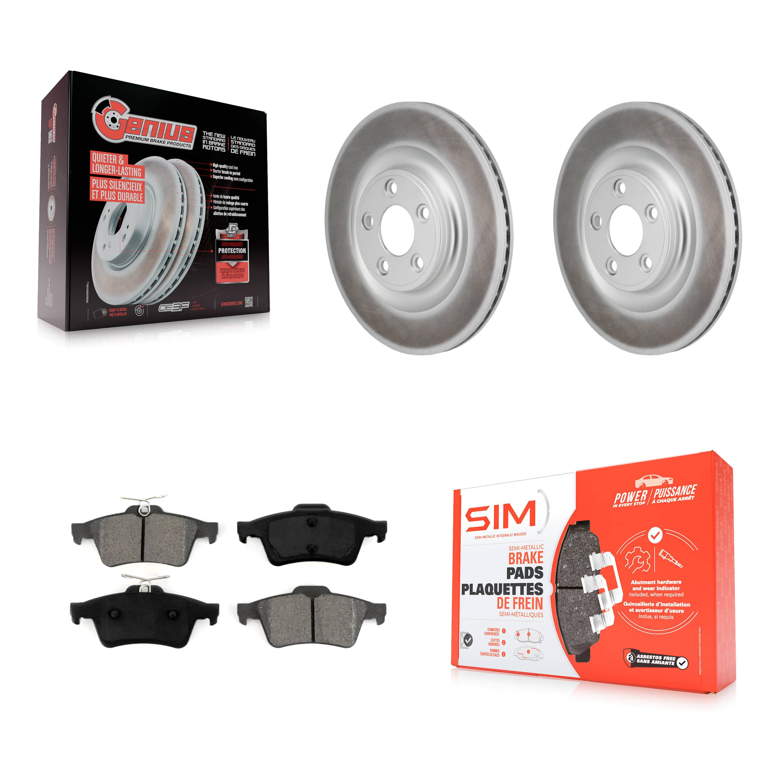 Transit Auto - KGS-102844 - Rear Disc Brake Kits