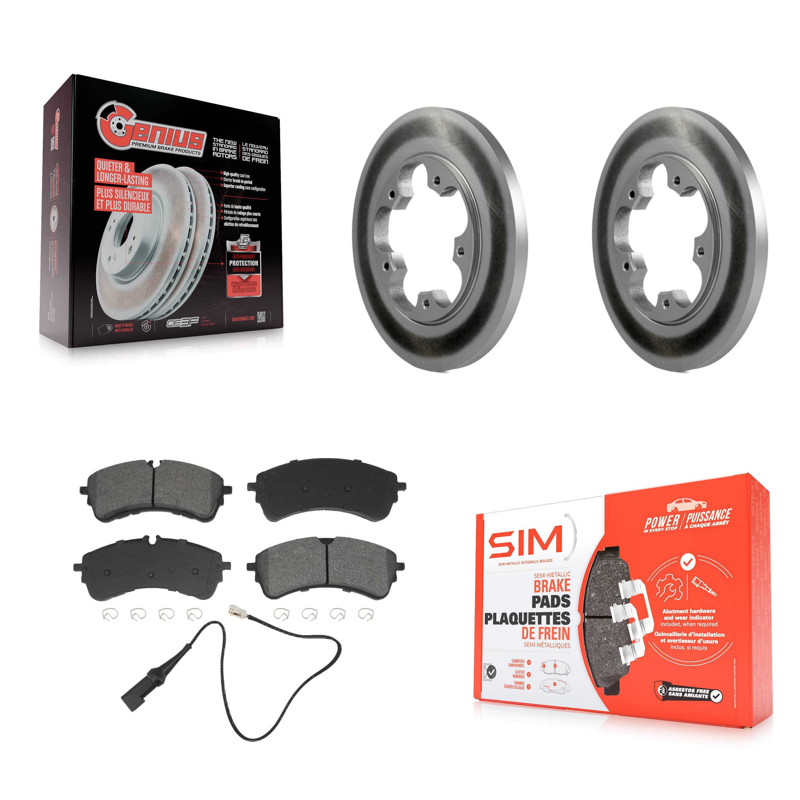 Transit Auto - KGS-103613 - Rear Disc Brake Kits