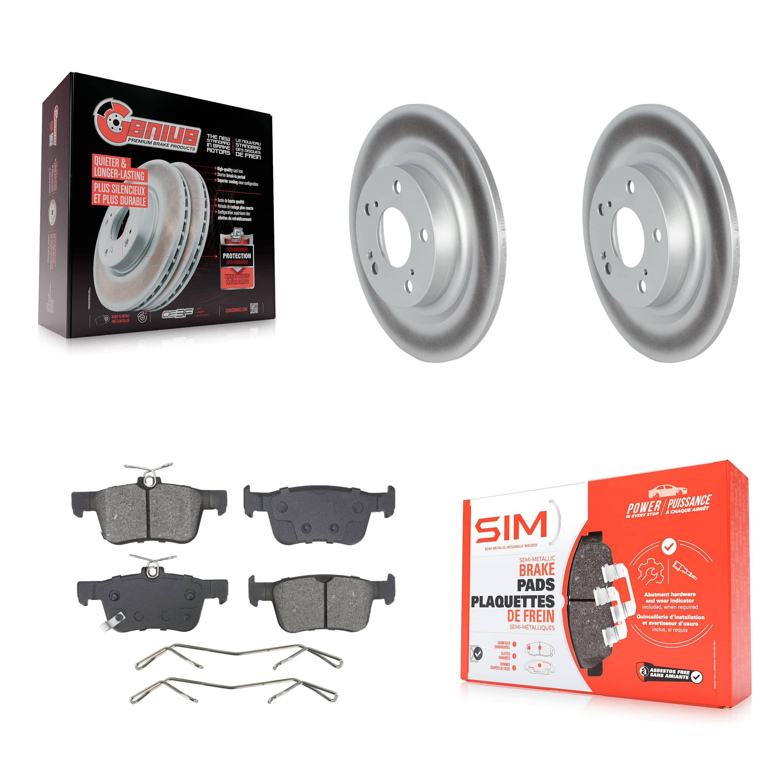 Transit Auto - KGS-103615 - Rear Disc Brake Kits