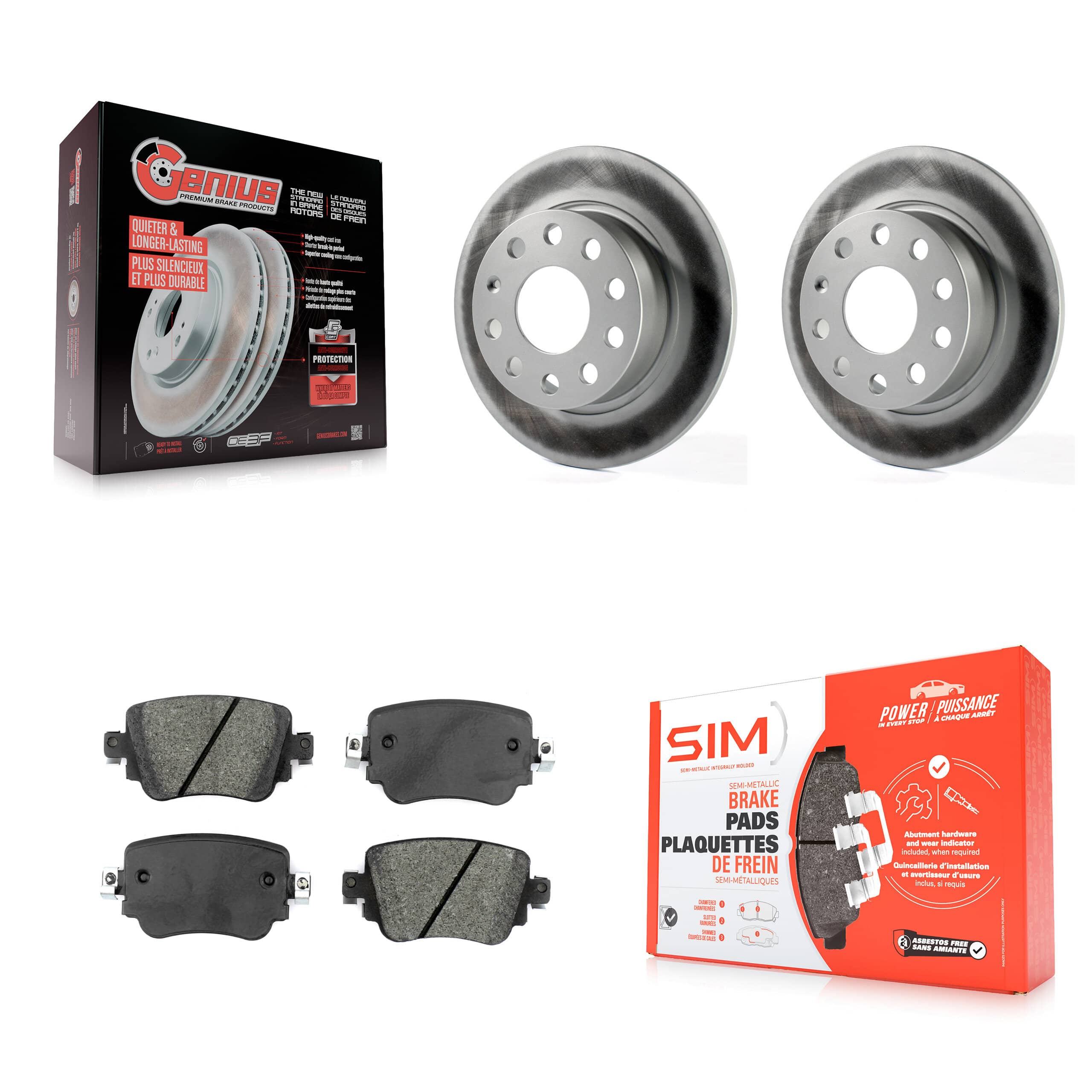 Transit Auto - KGS-103617 - Rear Disc Brake Kits