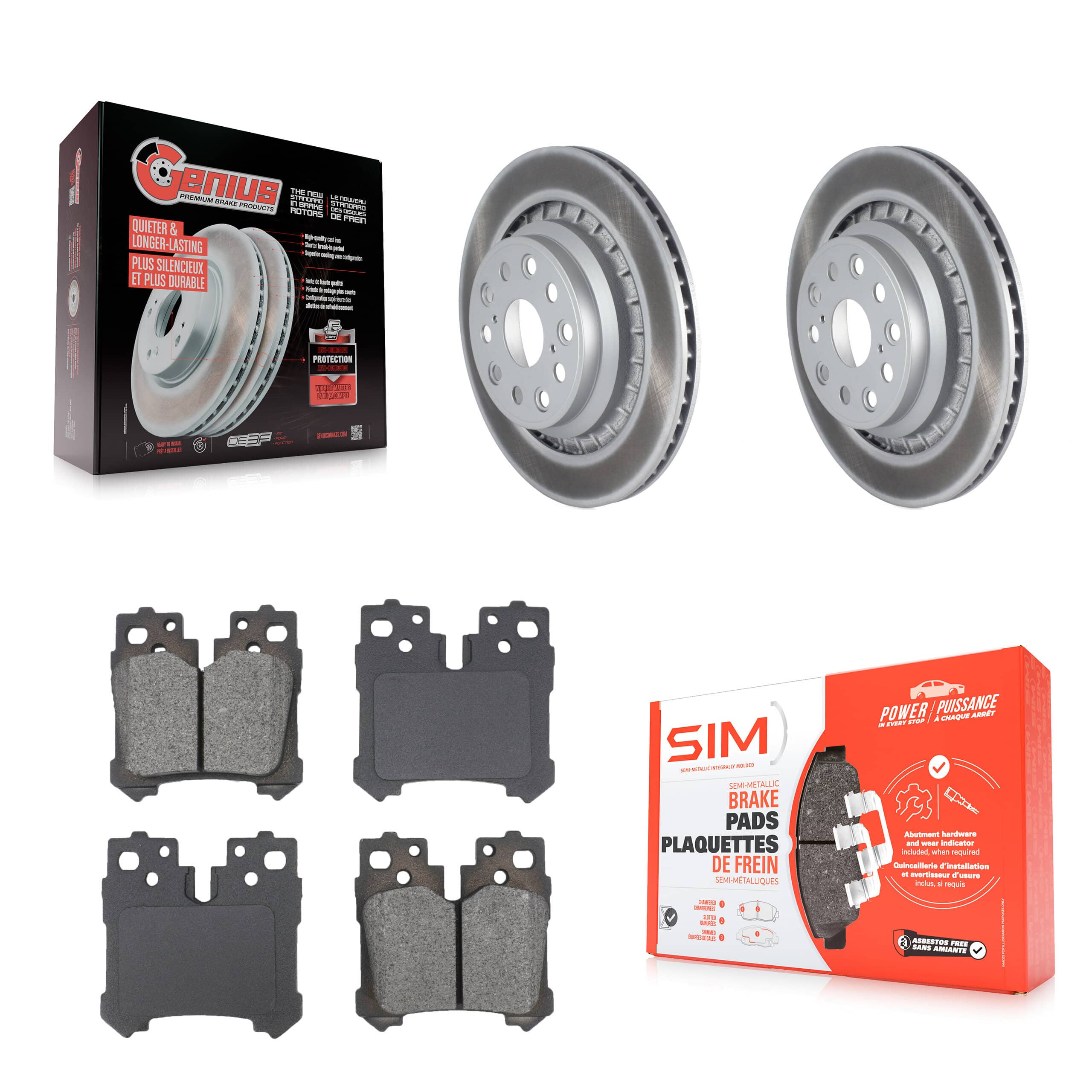 Transit Auto - KGS-103625 - Rear Disc Brake Kits