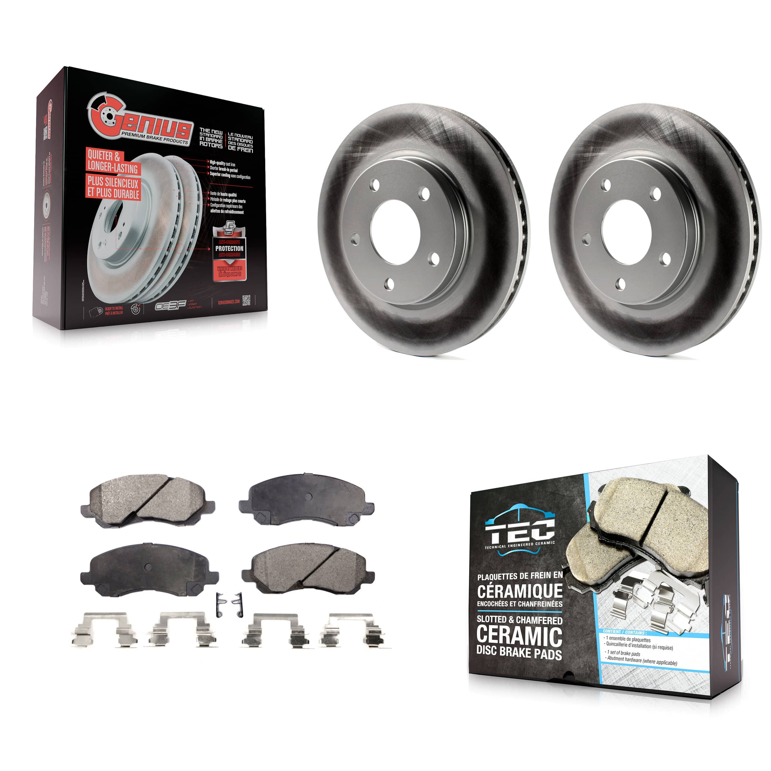 Transit Auto - KGT-100166 - Front Disc Brake Kits
