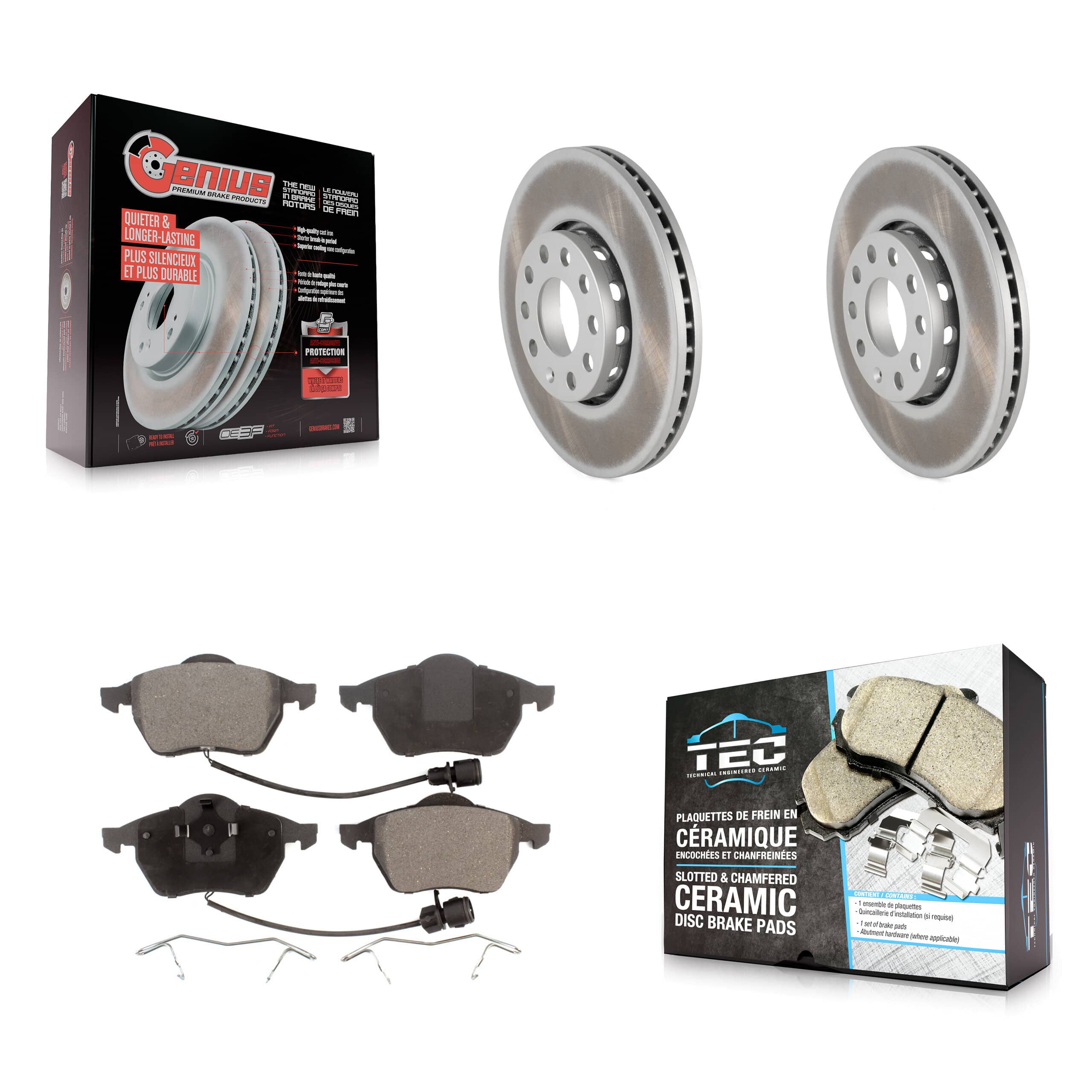 Transit Auto - KGT-100204 - Front Disc Brake Kits