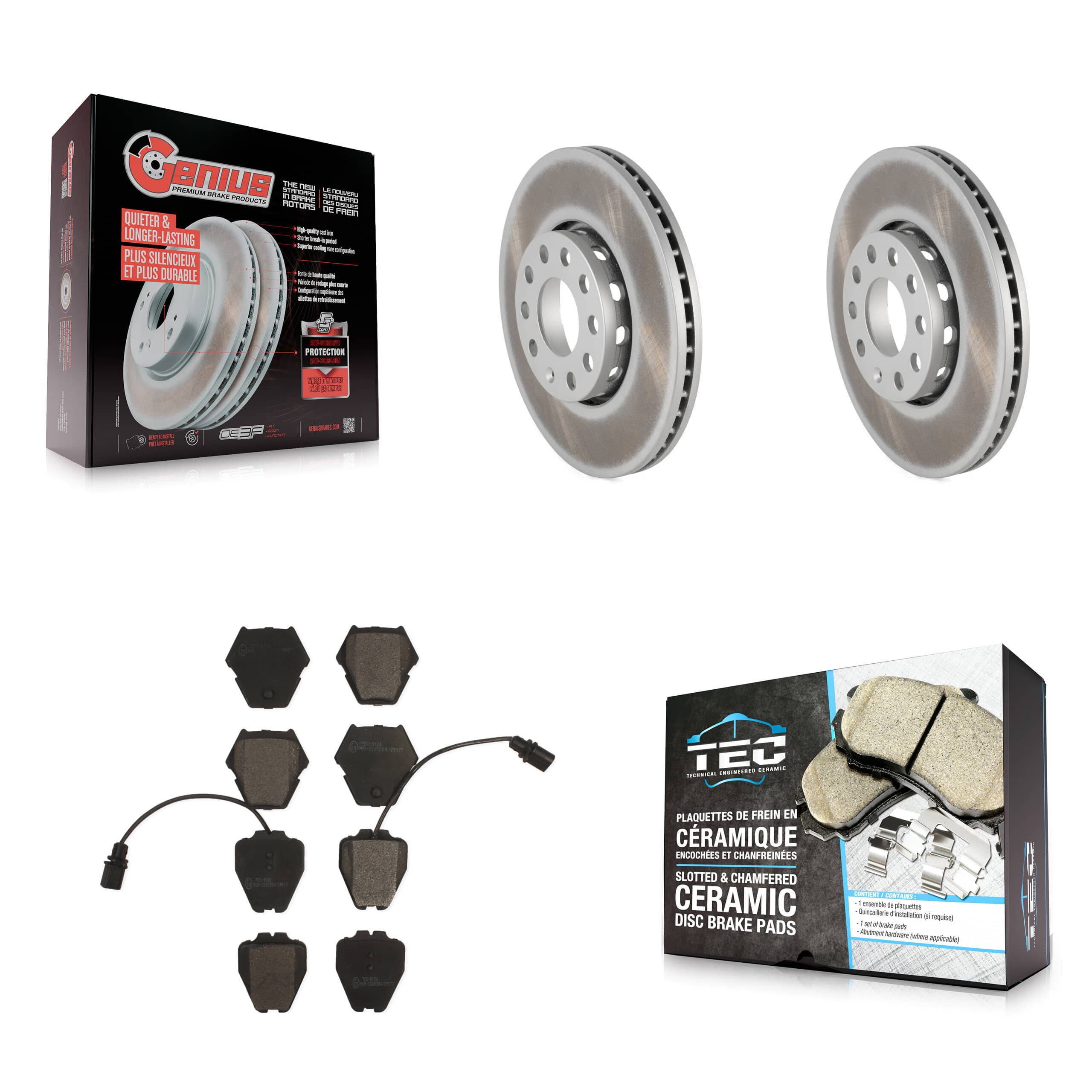 Transit Auto - KGT-100207 - Front Disc Brake Kits