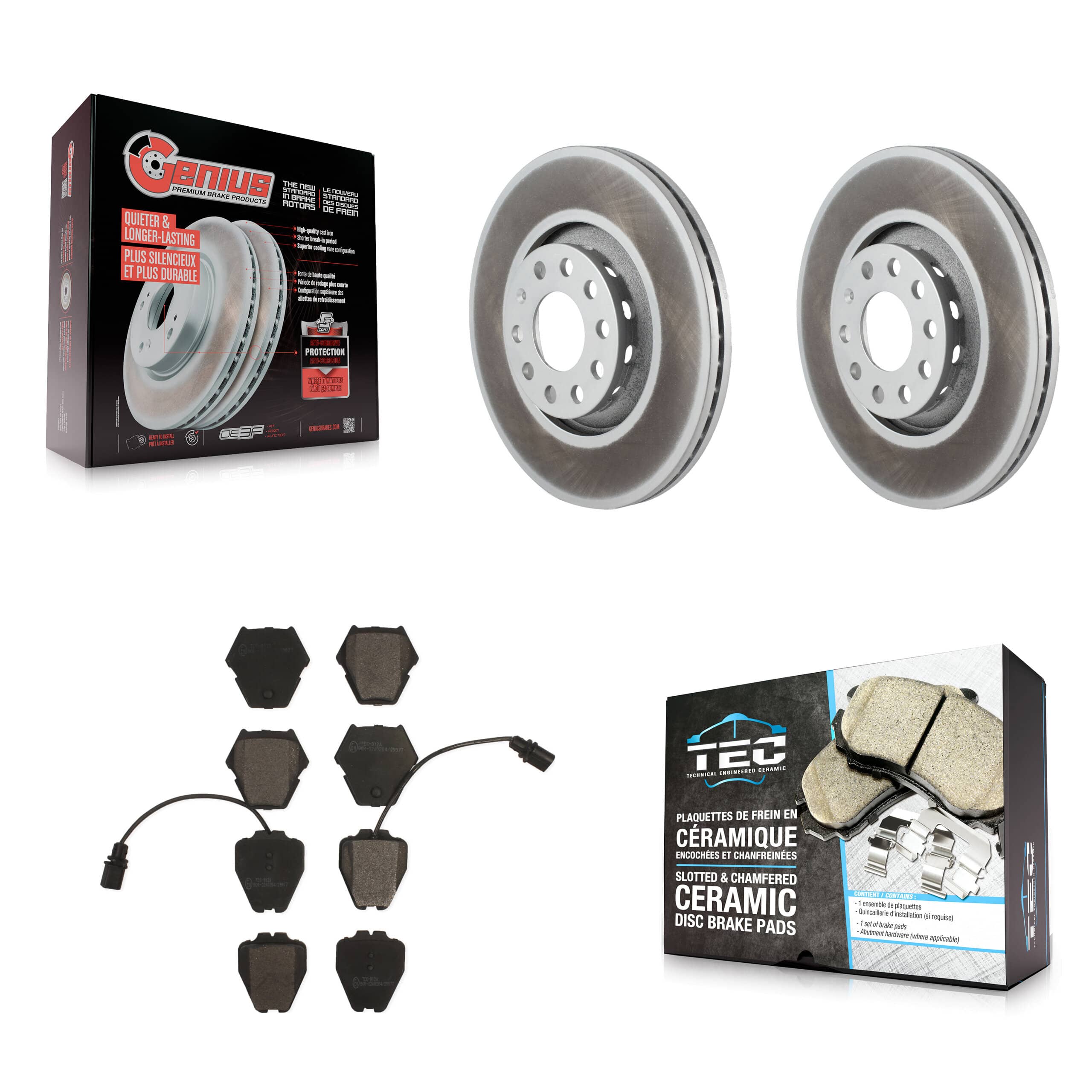 Transit Auto - KGT-100252 - Front Disc Brake Kits