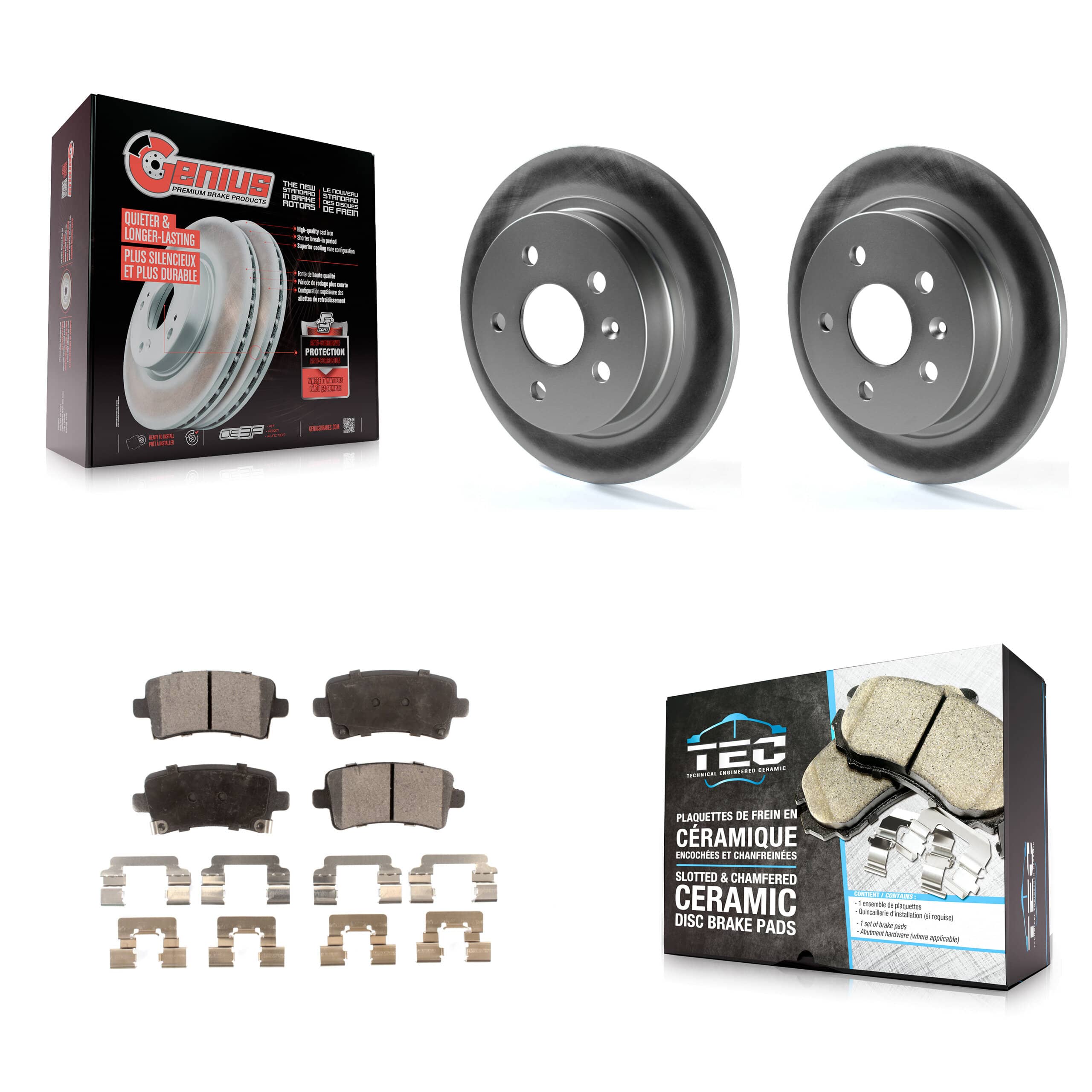 Transit Auto - KGT-101327 - Rear Disc Brake Kits
