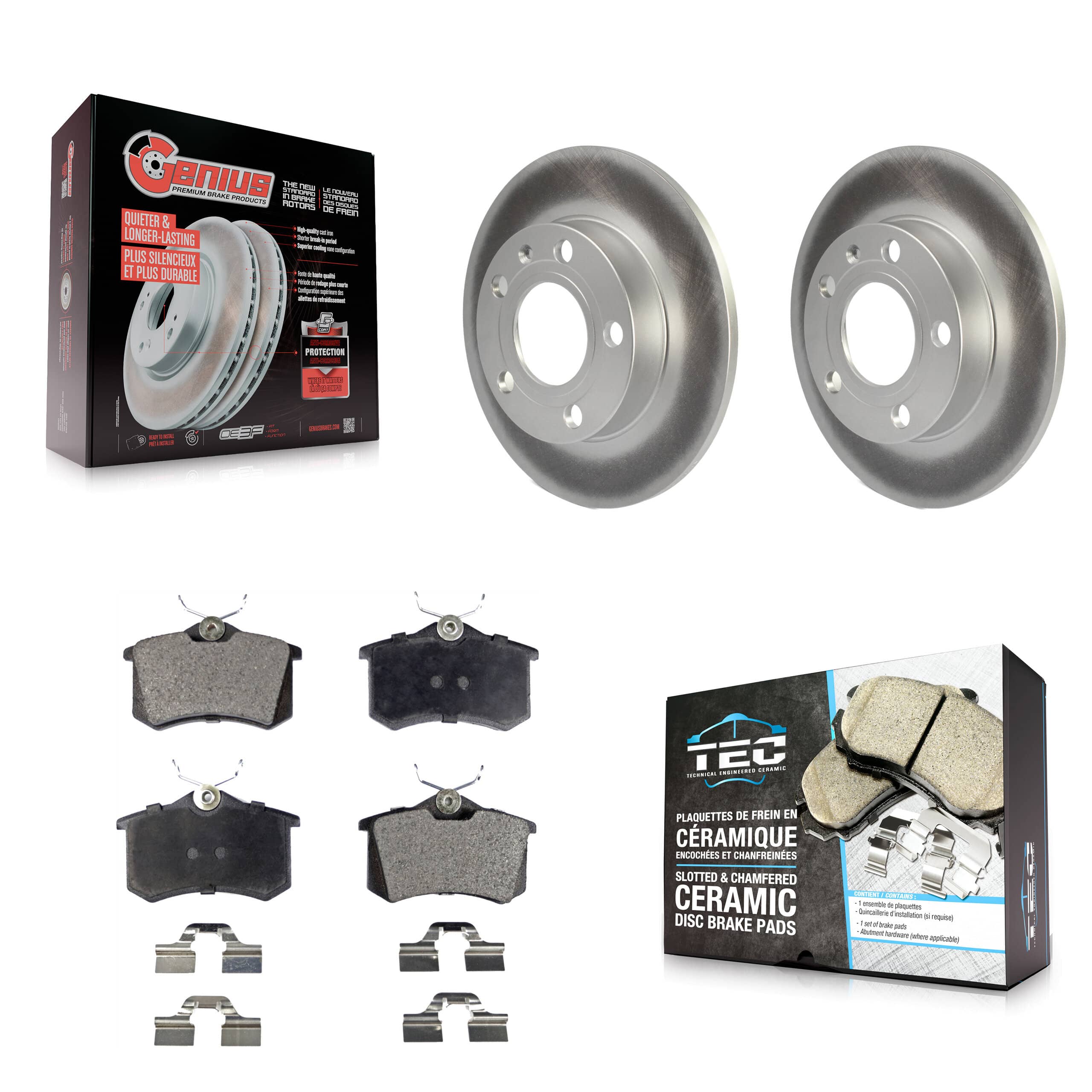 Transit Auto - KGT-101438 - Rear Disc Brake Kits