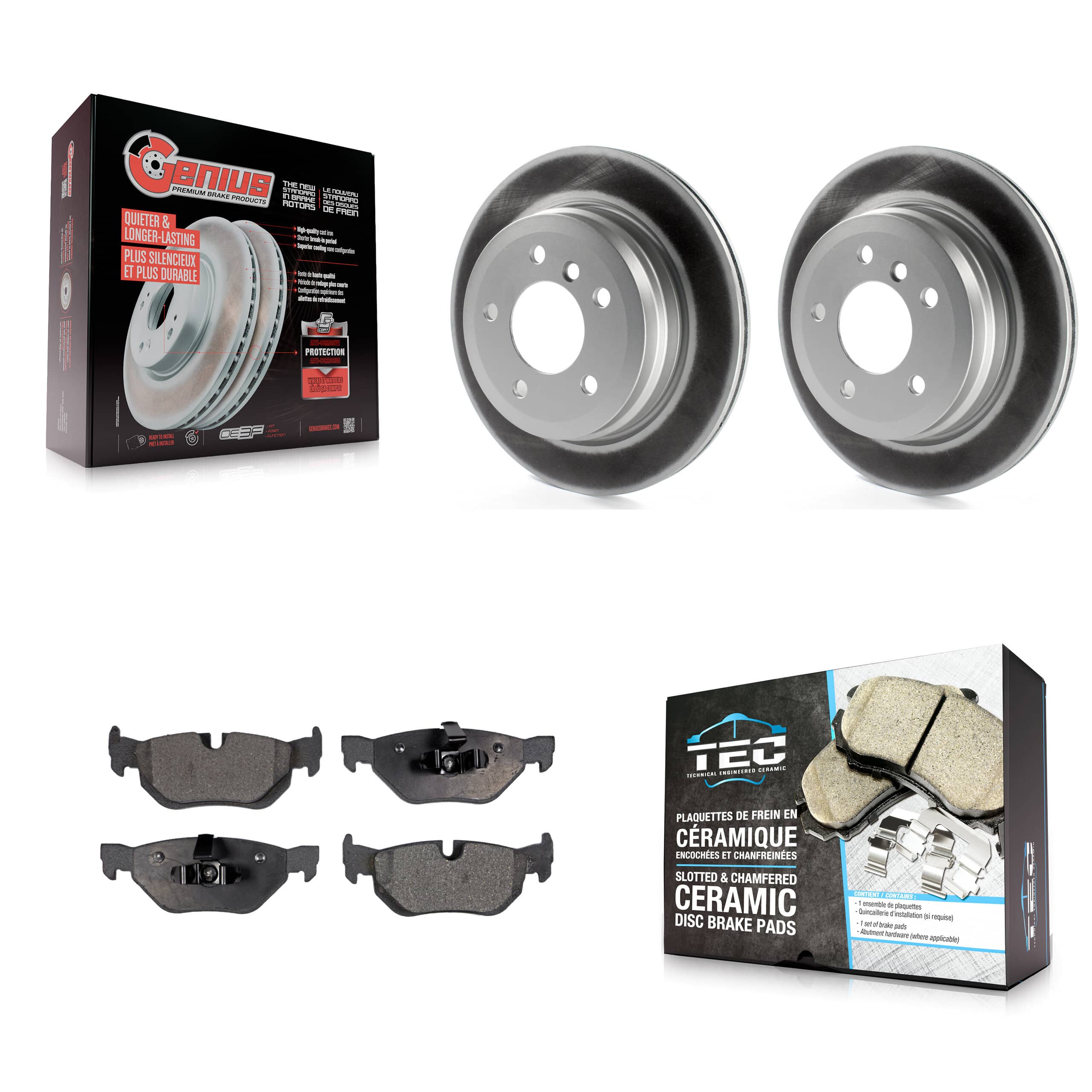 Transit Auto - KGT-101552 - Rear Disc Brake Kits